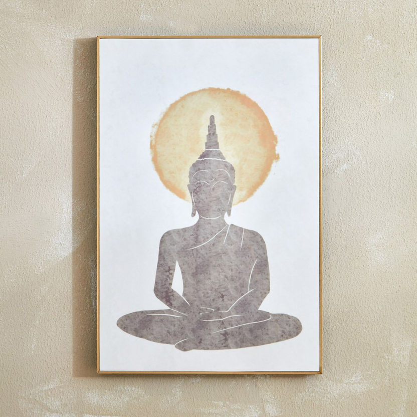 Gala Buddha Framed Picture - 40x2.5x60 cm-Framed Pictures-image-1