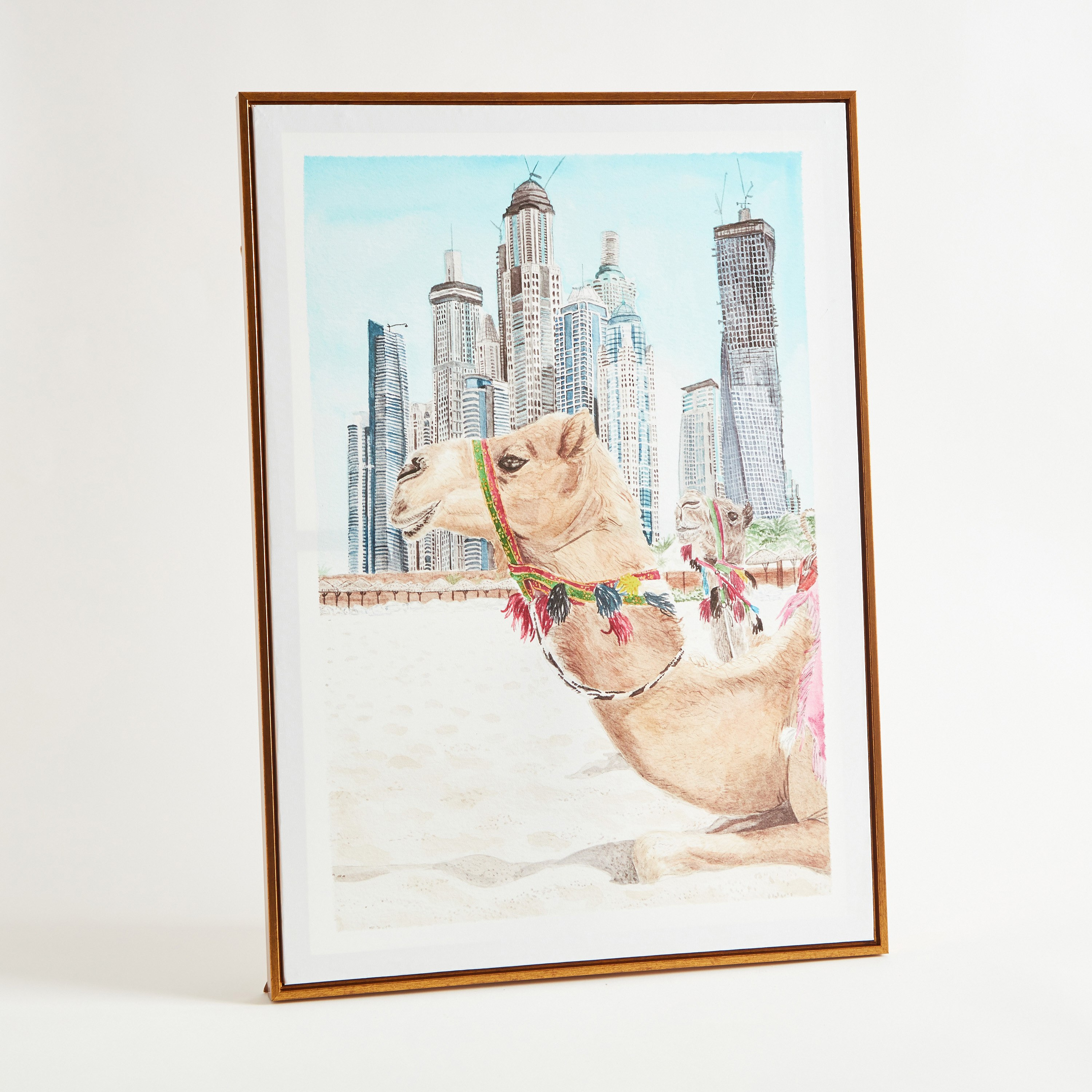 لوحة كانفاس مؤطرة بتصميم جمل من جالا - 50x3x70 سم-PROMO_HB_AE_B1G1_250925-image-5