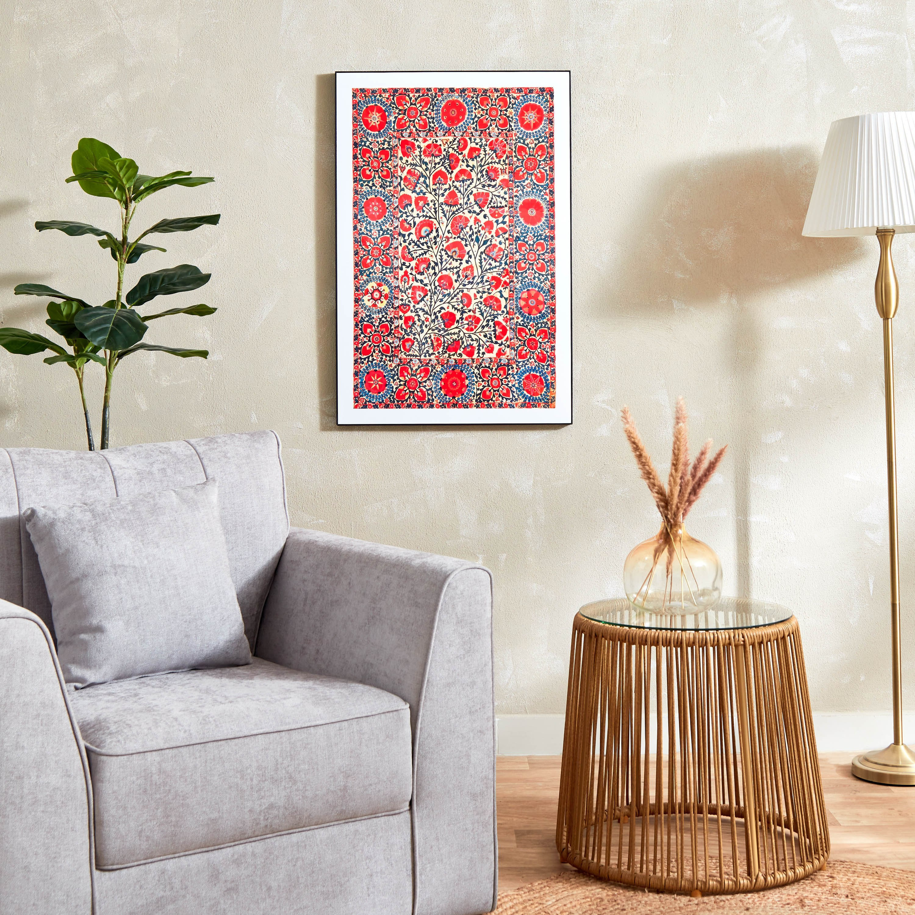 لوحة مؤطرة بطبعات من جالا - 60x3x90 سم-hbxhomeware-hbxdecorandfurnishings-image-1