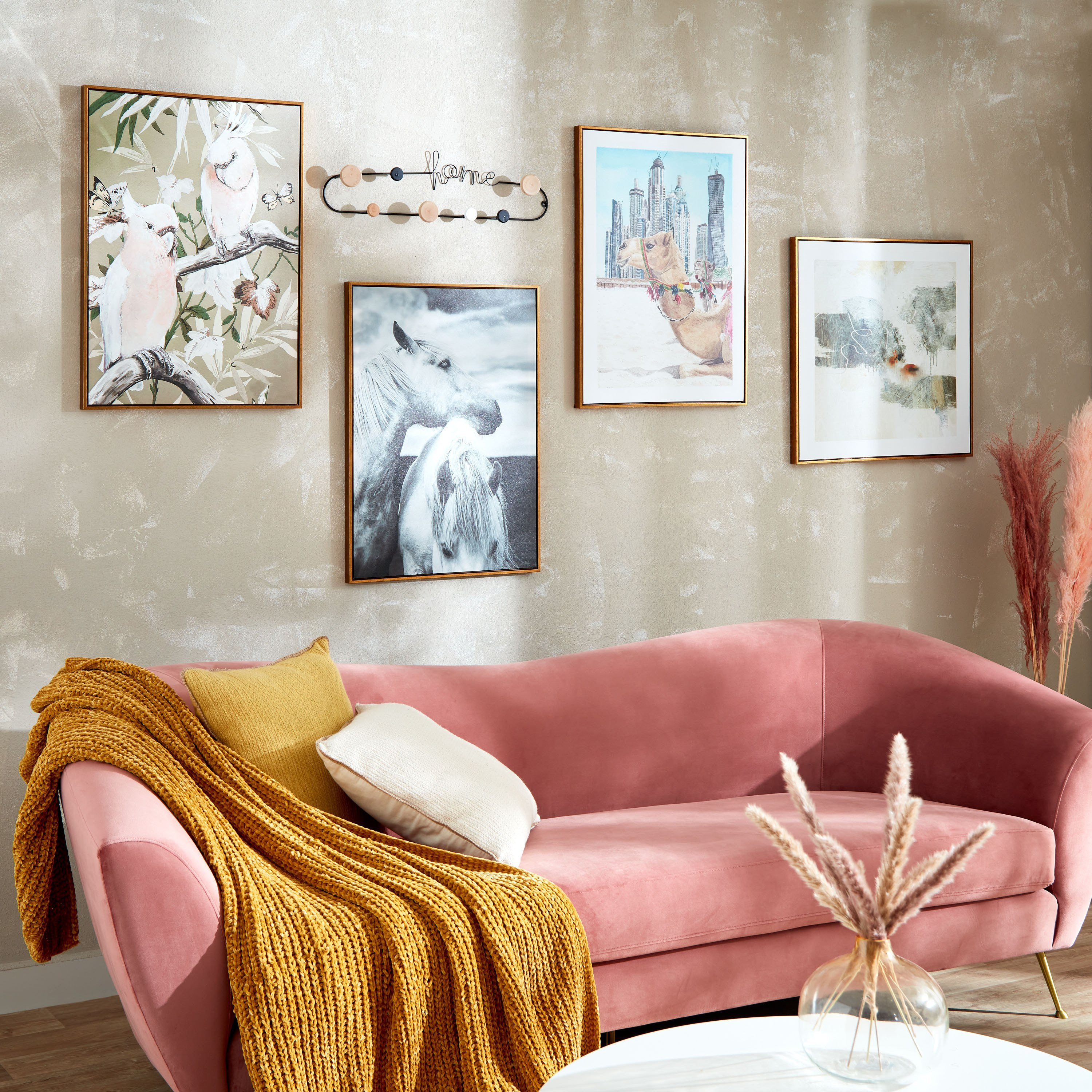 لوحة كانفاس مؤطرة بتصميم تجريدي من جالا - 60x3x60 سم-PROMO_HB_AE_B1G1_250925-image-4