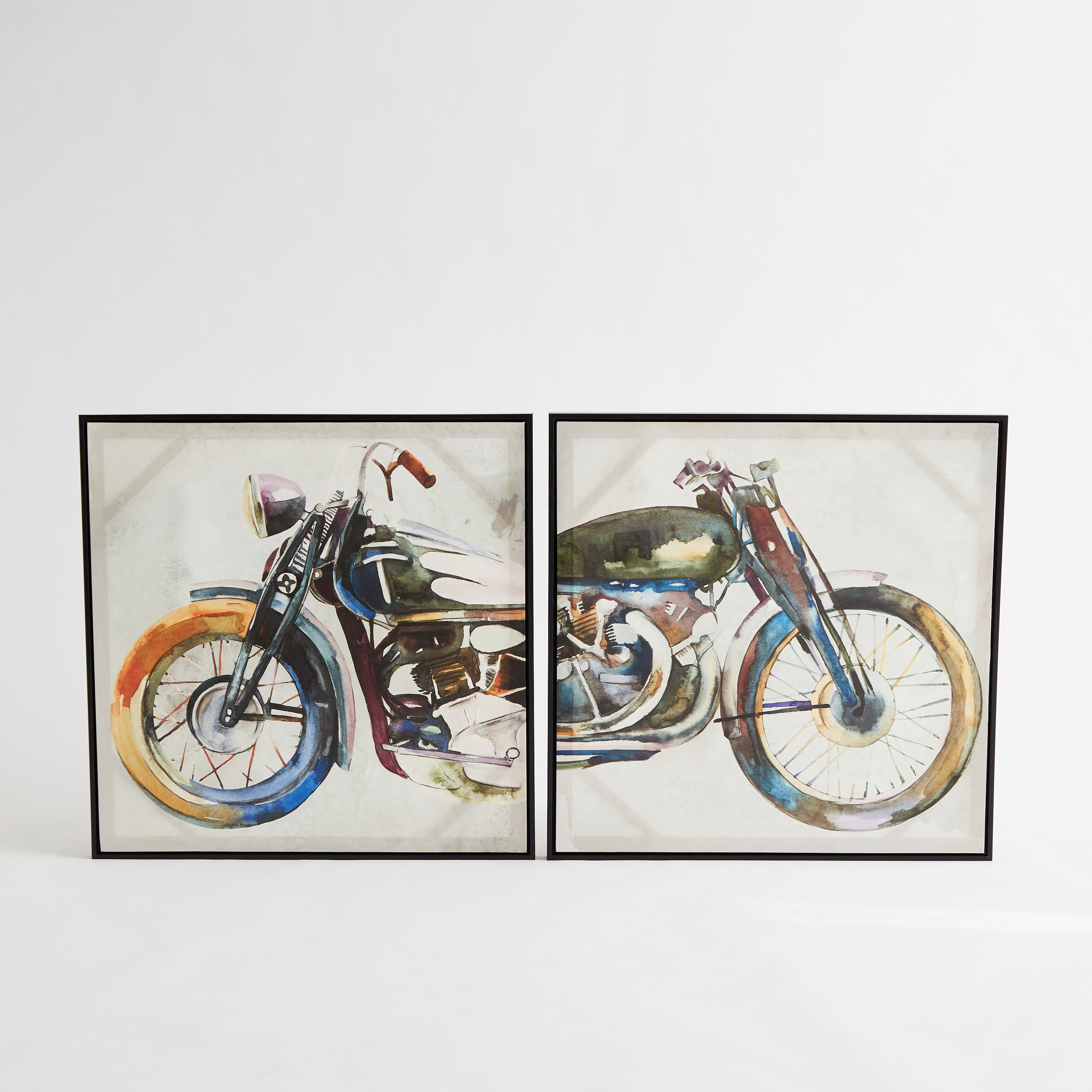 Gala 2-Piece Bike Framed Canvas Set - 60x3x60 cm-hbxhomeware-hbxdecorandfurnishings-image-5