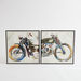 Gala 2-Piece Bike Framed Canvas Set - 60x3x60 cm-Framed Pictures-thumbnailMobile-4