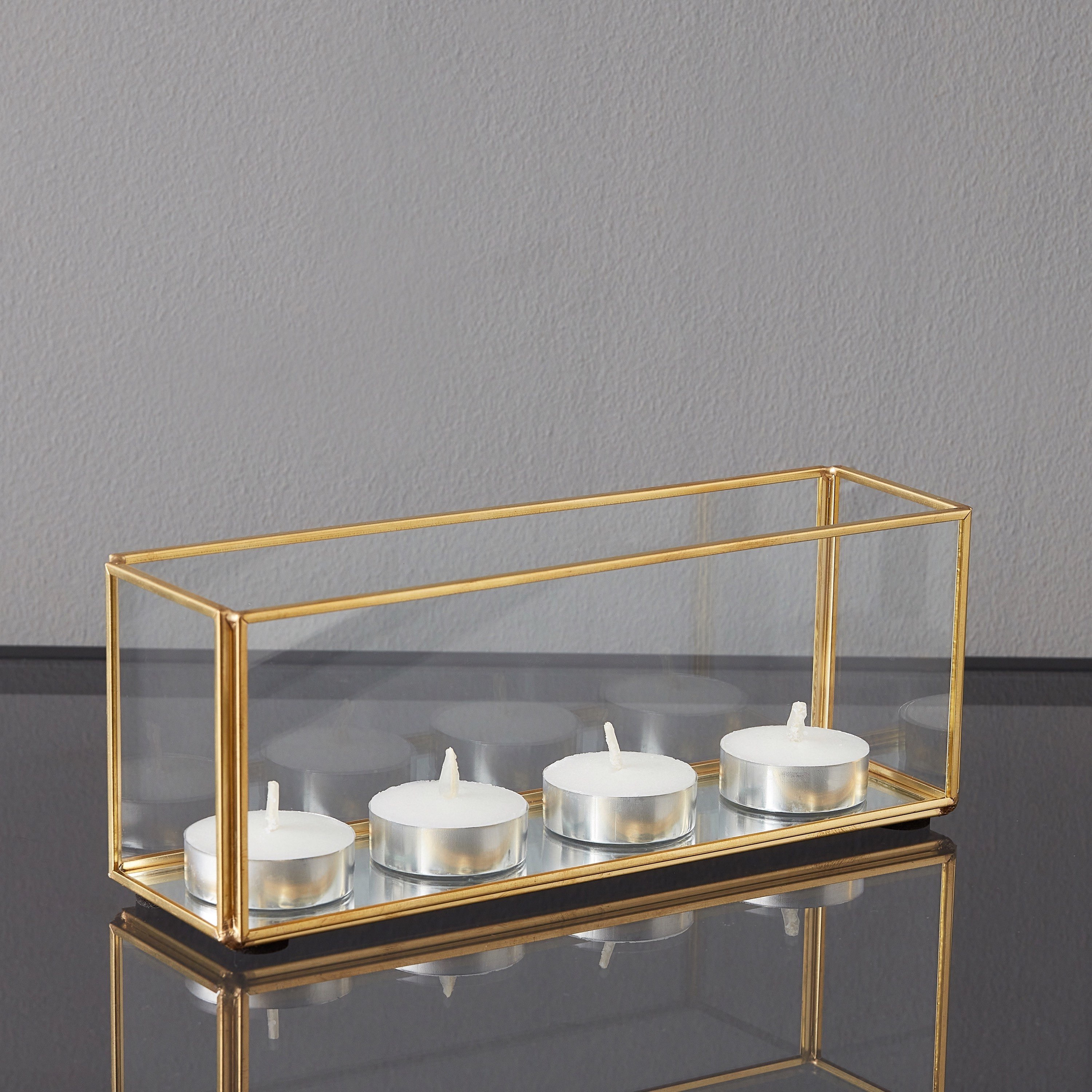 حامل شموع من فيريتي - 21x6x8 سم-hbxlivingroom-decorandaccessories-candleholders-image-1