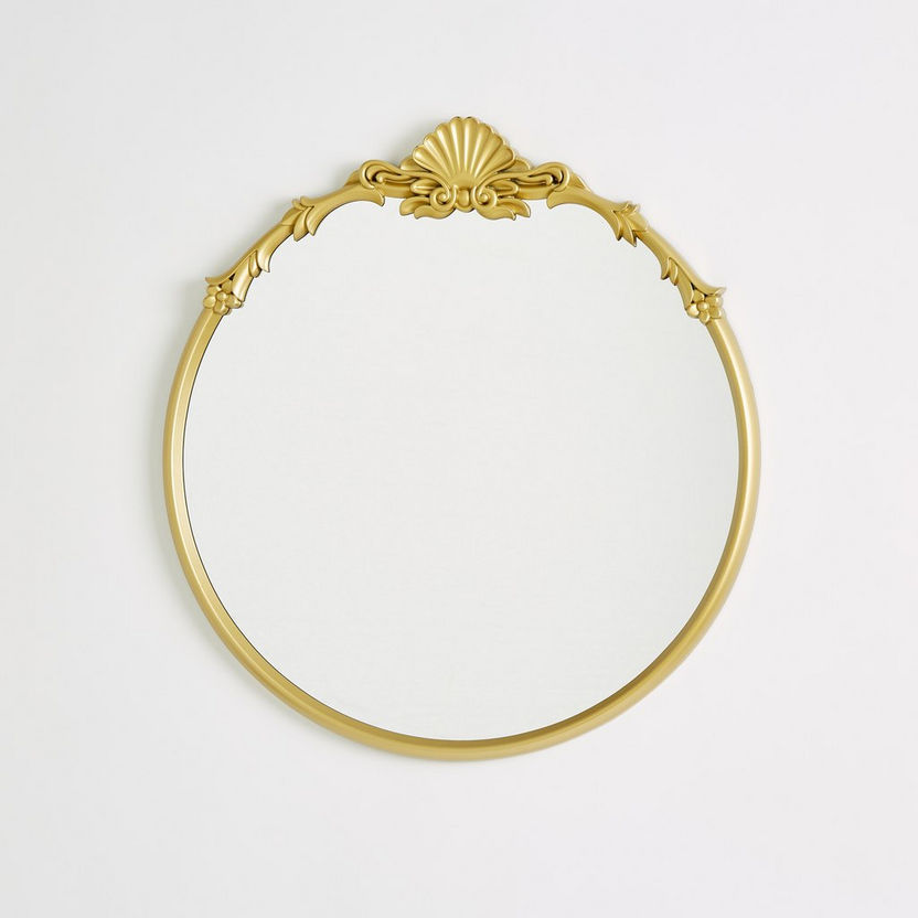 Aurous Circular Decorative Mirror - 50x2x53 cm-Mirrors-image-4