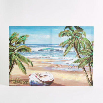 Zest Beach Printed Canvas - 50x70 cm