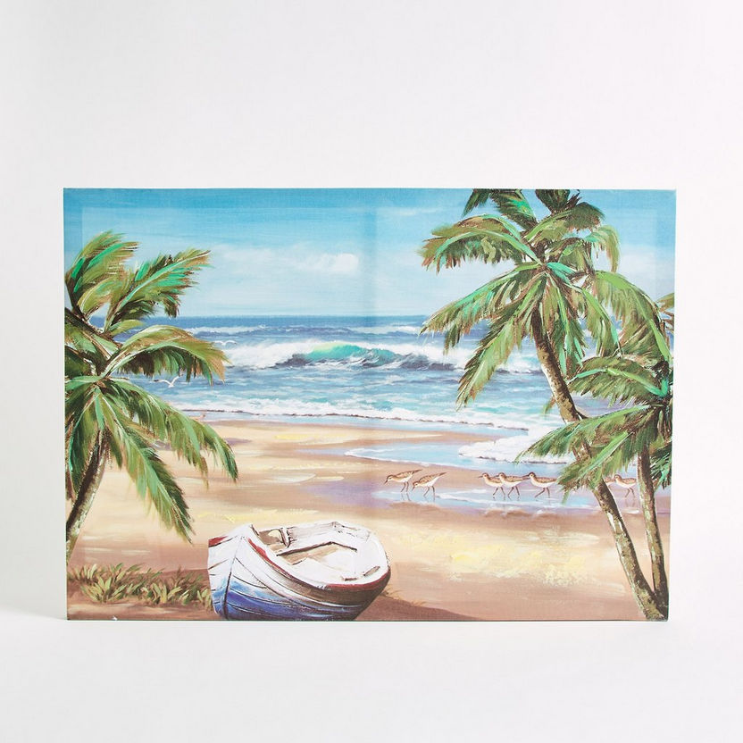 Zest Beach Printed Canvas - 50x70 cm-Framed Pictures-image-4