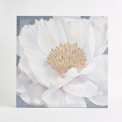 Zest Flower Printed Canvas - 60x60 cms