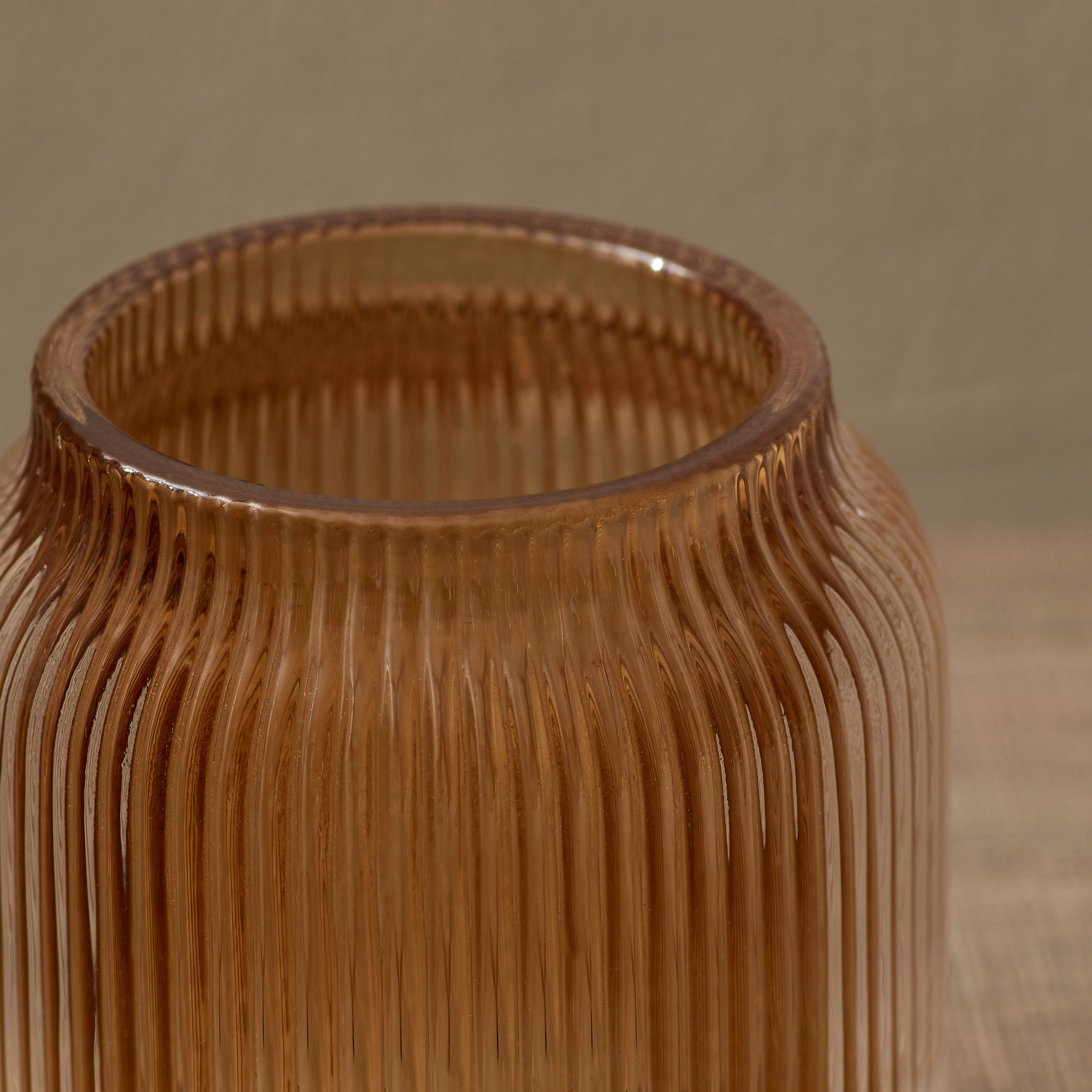 Auric Sprayed Ribbed Tealight Holder-hbxlivingroom-decorandaccessories-candleholders-image-3