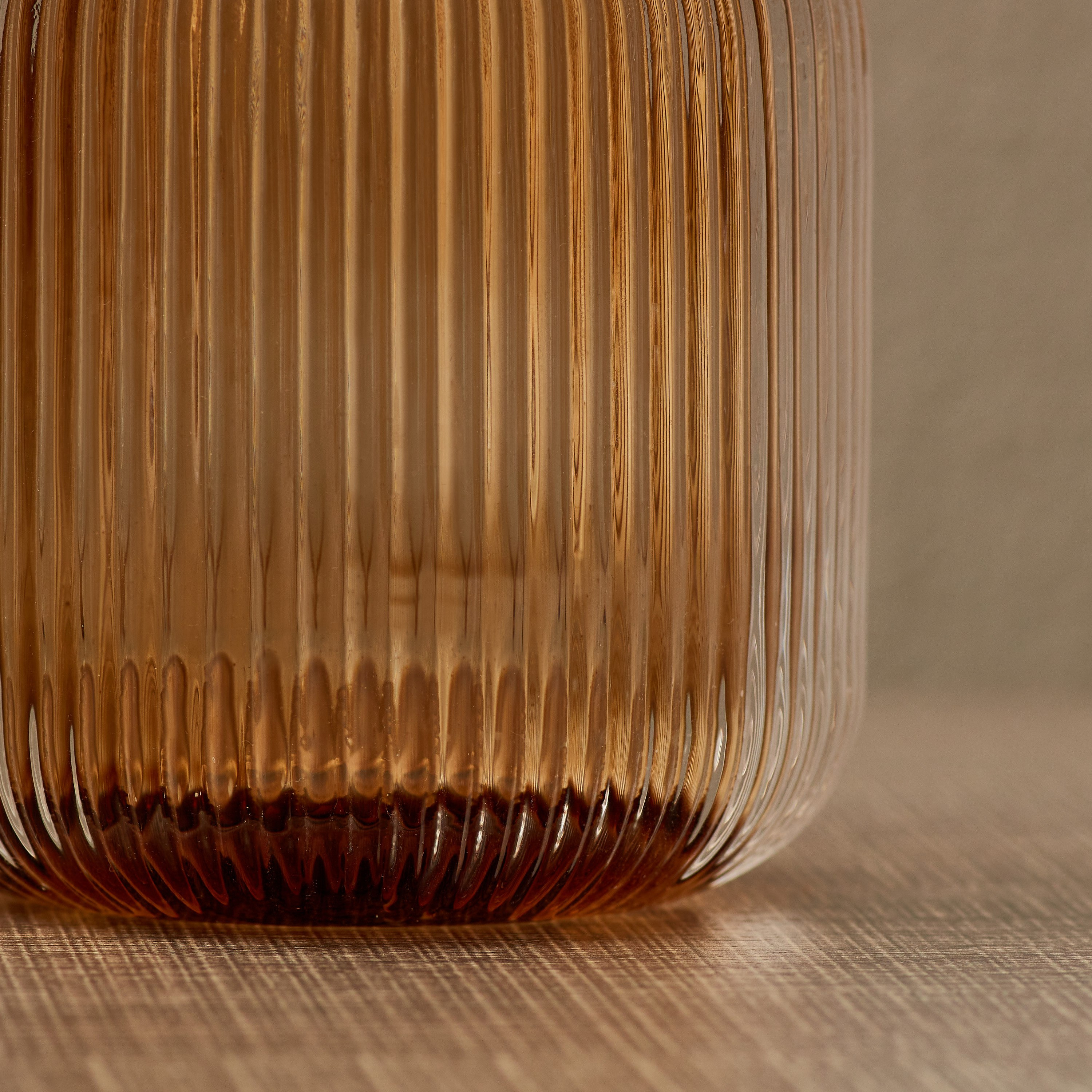 Auric Sprayed Ribbed Tealight Holder-hbxlivingroom-decorandaccessories-candleholders-image-4