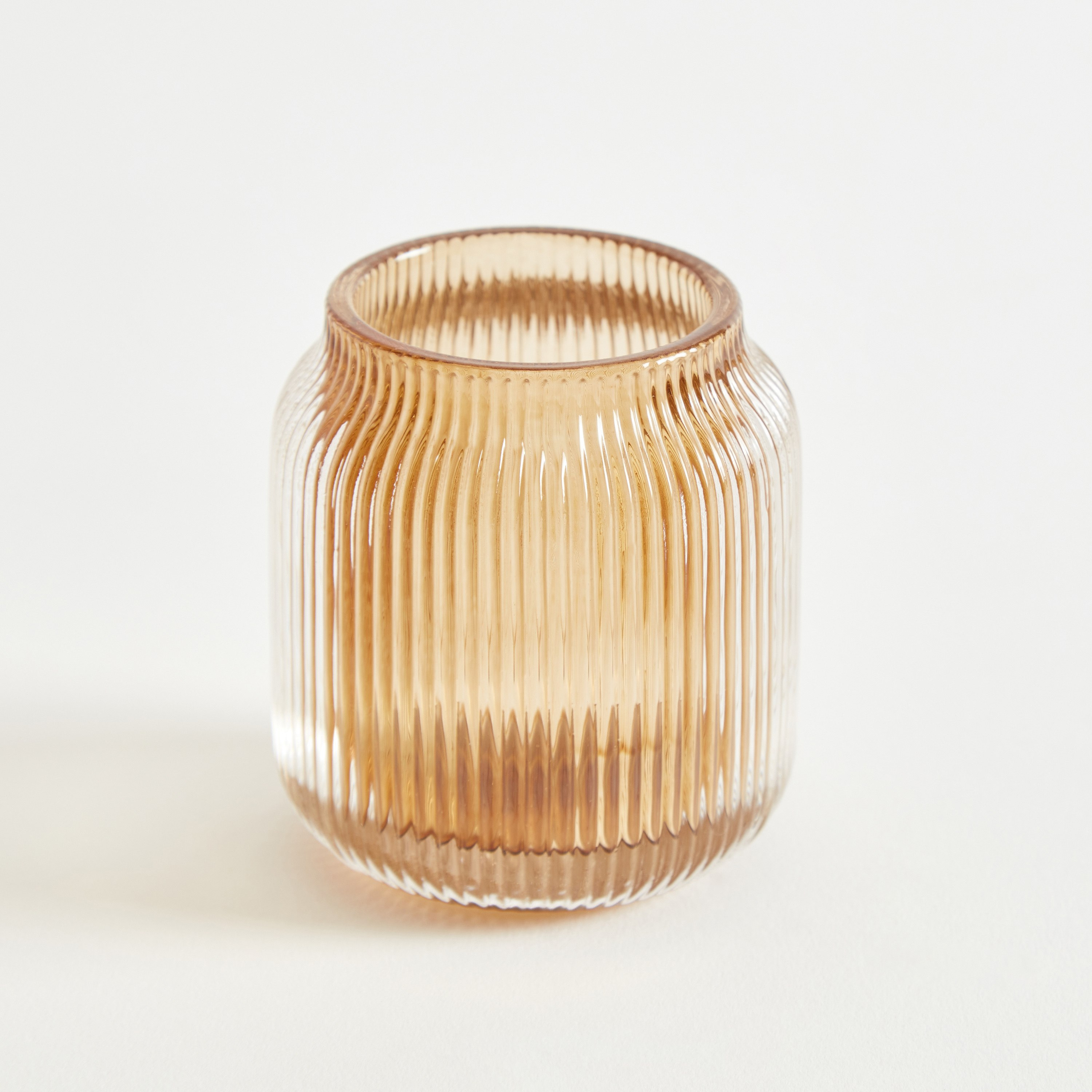 Auric Sprayed Ribbed Tealight Holder-hbxlivingroom-decorandaccessories-candleholders-image-6