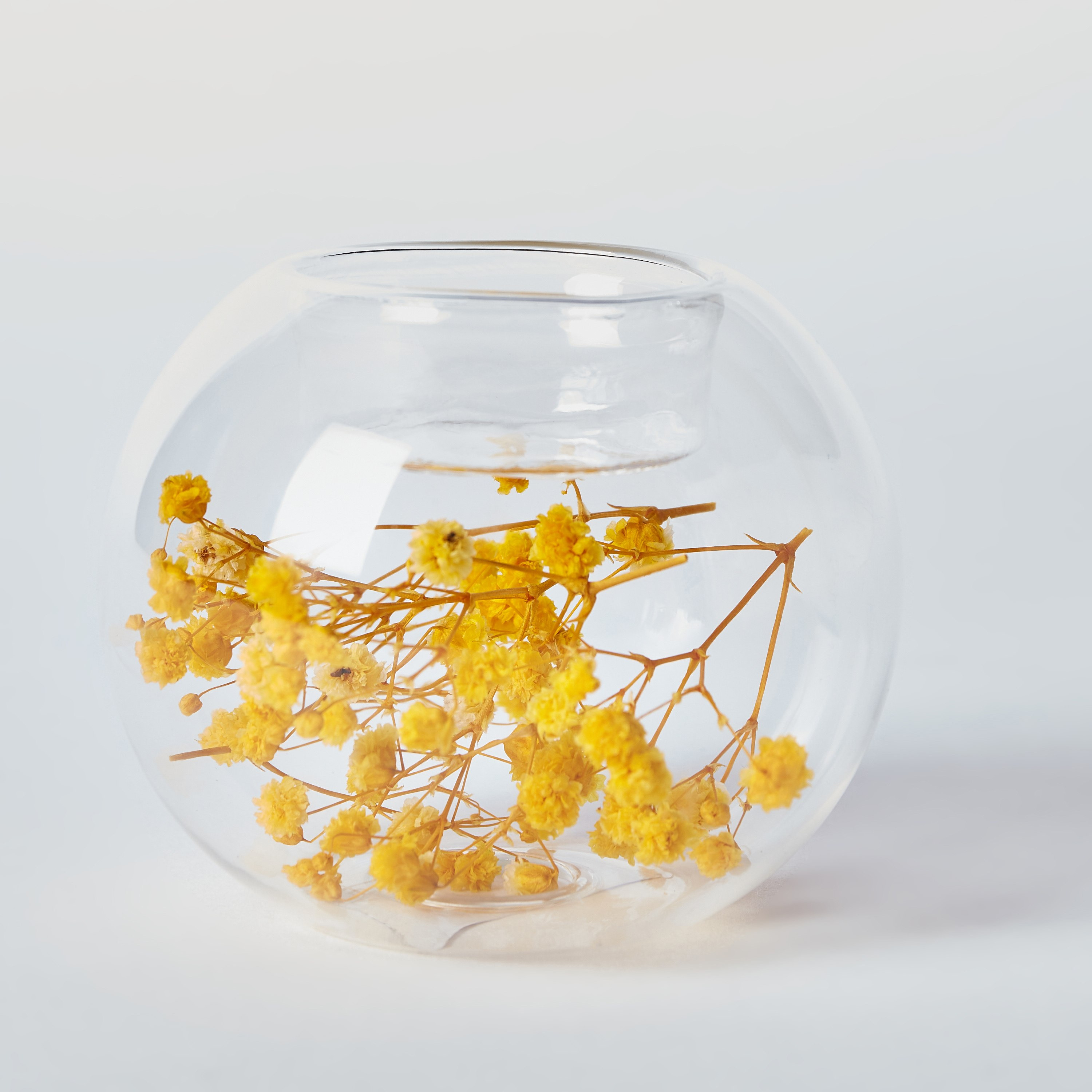 Auric Deco Dryflower Filled Clear Glass Tealight Candleholder-hbxlivingroom-decorandaccessories-candleholders-image-5