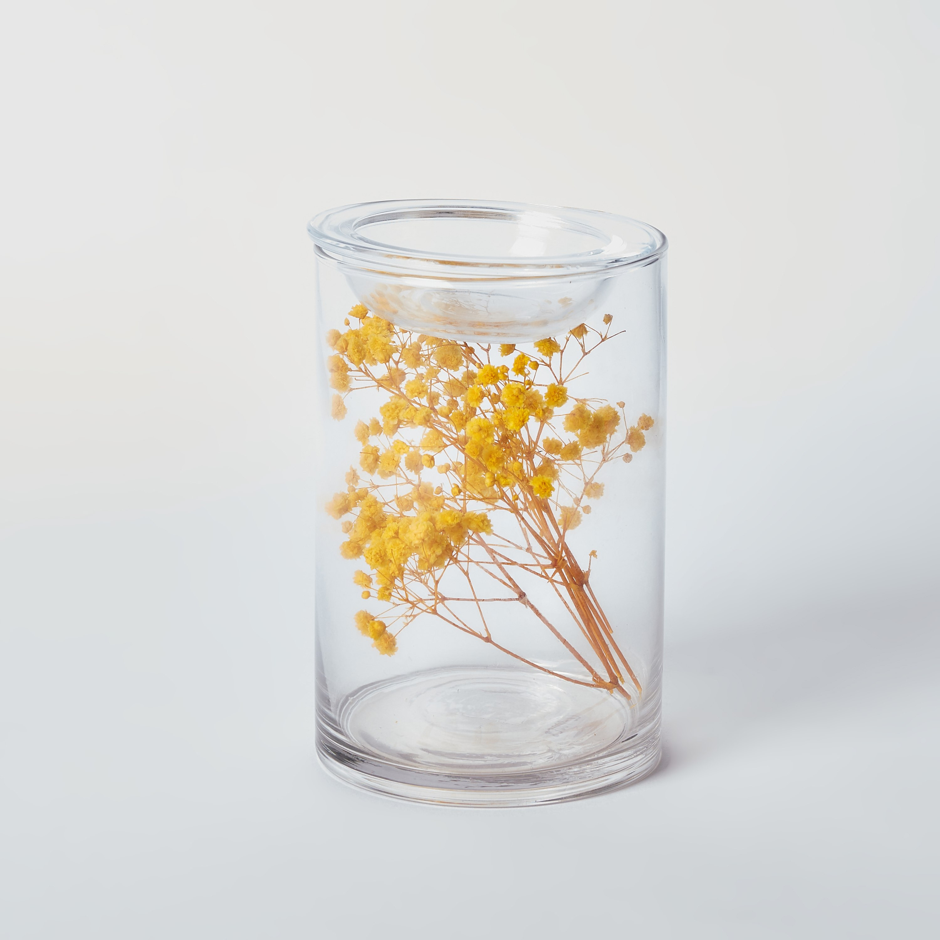 حامل شموع صغيرة مملوء بالزهور المجففة من أوريك-hbxlivingroom-decorandaccessories-candleholders-image-5