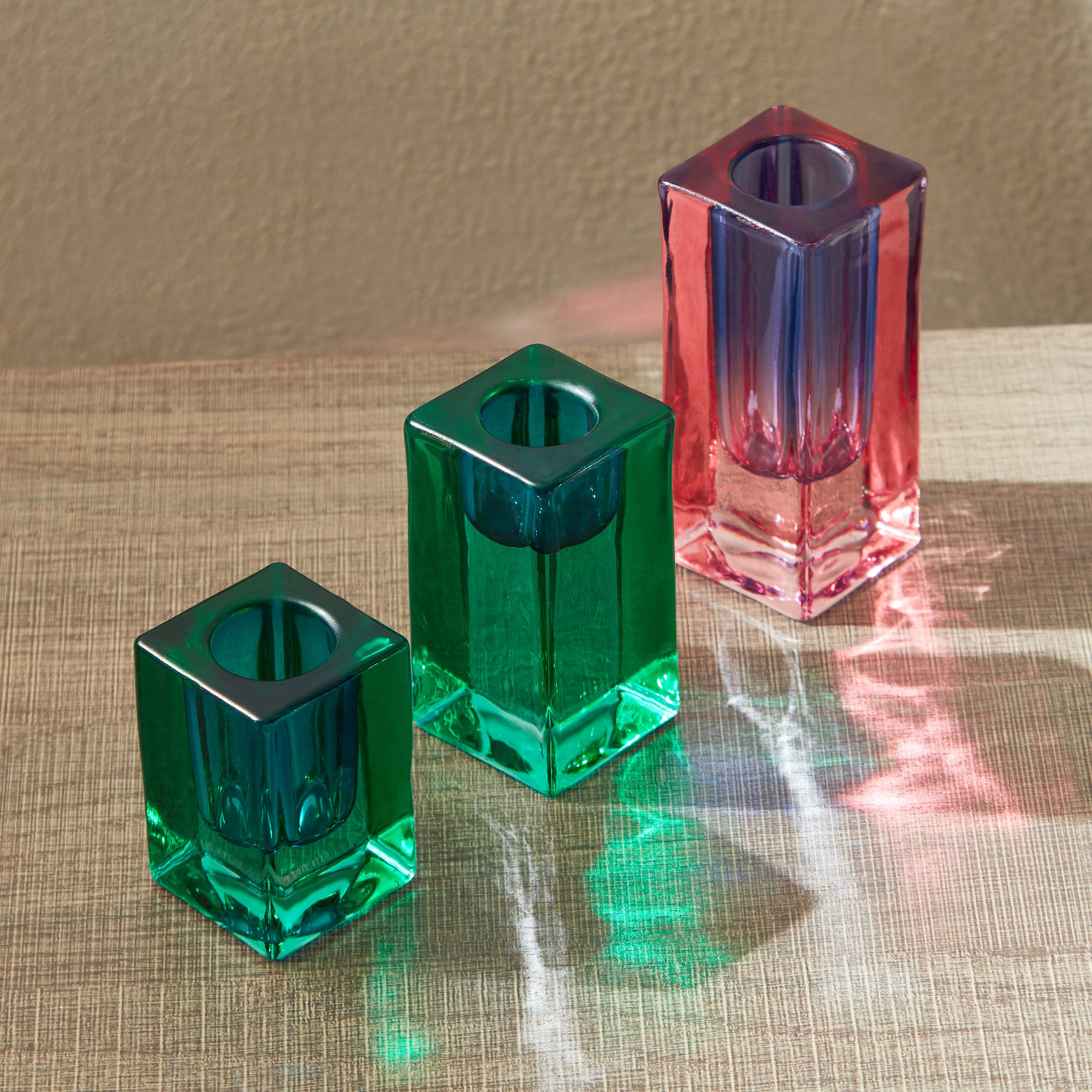 حاملات شموع من أوريك - طقم من 3 قطع-hbxlivingroom-decorandaccessories-candleholders-image-3