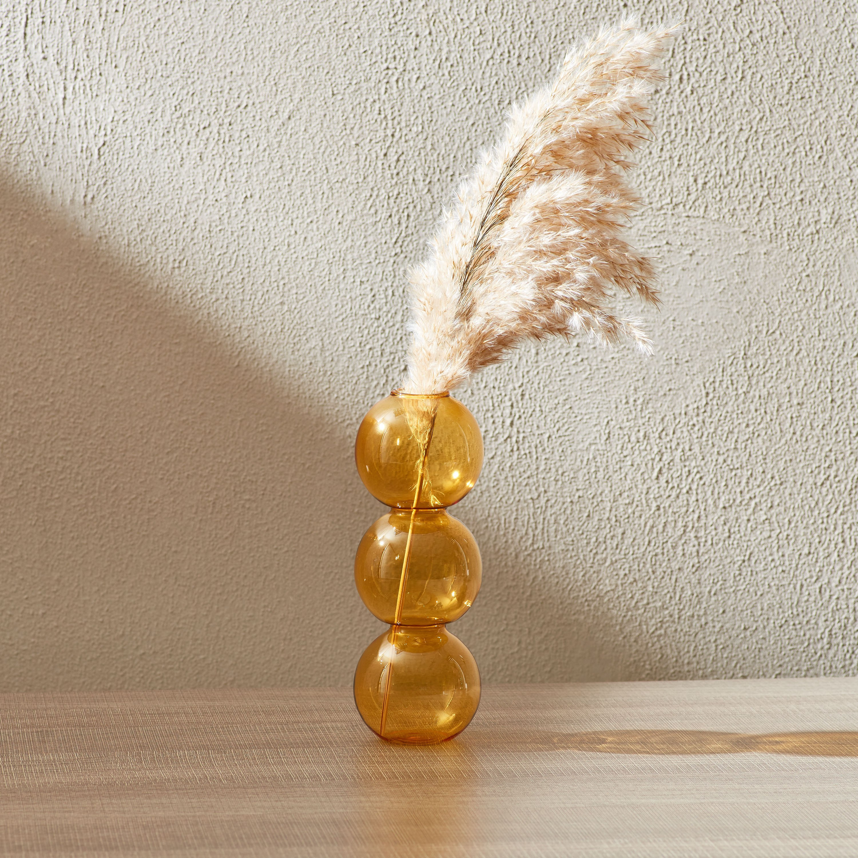 مزهرية زجاج مرشوشة 3 كرات من أوريك-hbxbedroom-decorandaccessories-vases-image-1