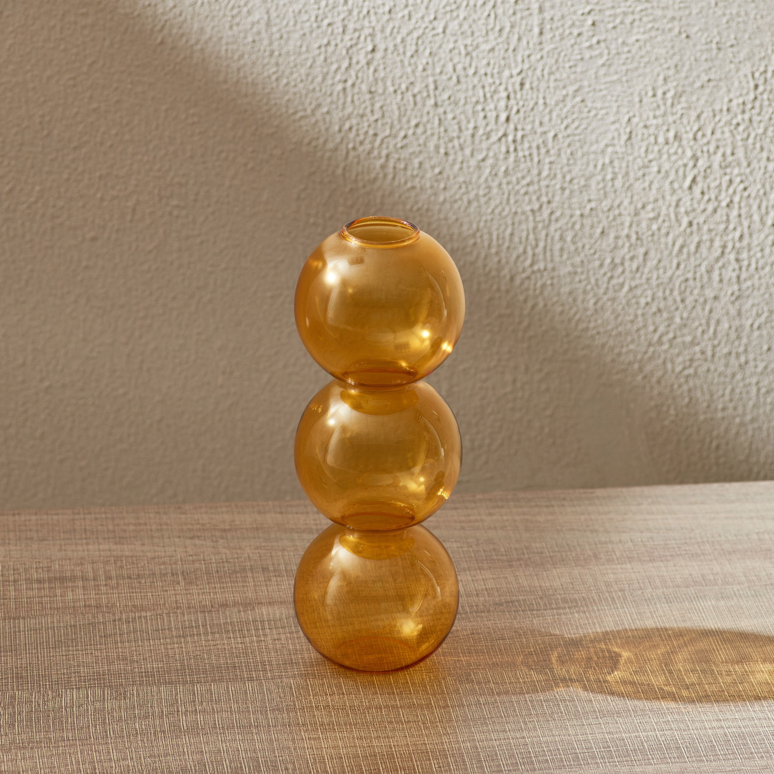 مزهرية زجاج مرشوشة 3 كرات من أوريك-hbxbedroom-decorandaccessories-vases-image-2