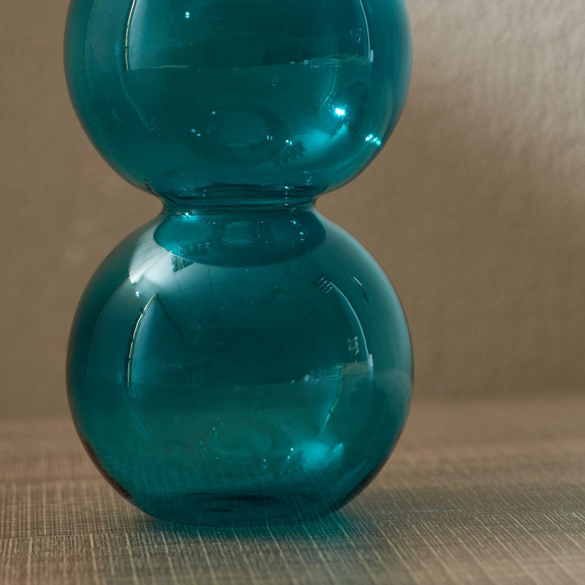 Auric 3-Balls Sprayed Glass Vase-Vases-image-3