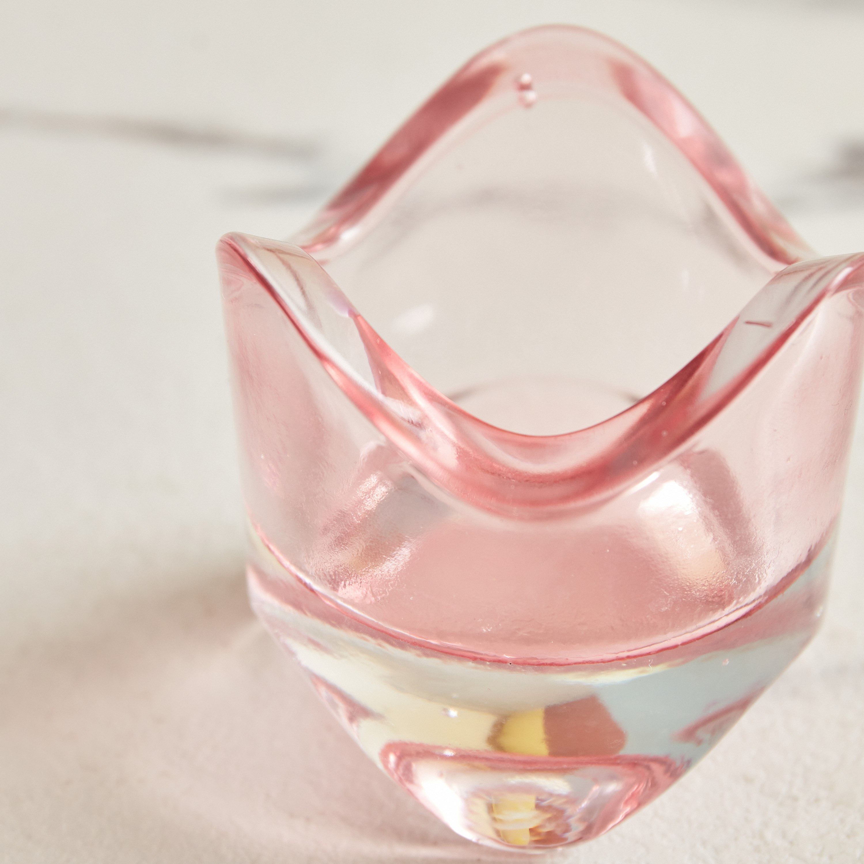 حامل شموع صغيرة زجاجي مرشوش من أوريك - طقم من 5 قطع-hbxlivingroom-decorandaccessories-candleholders-image-3
