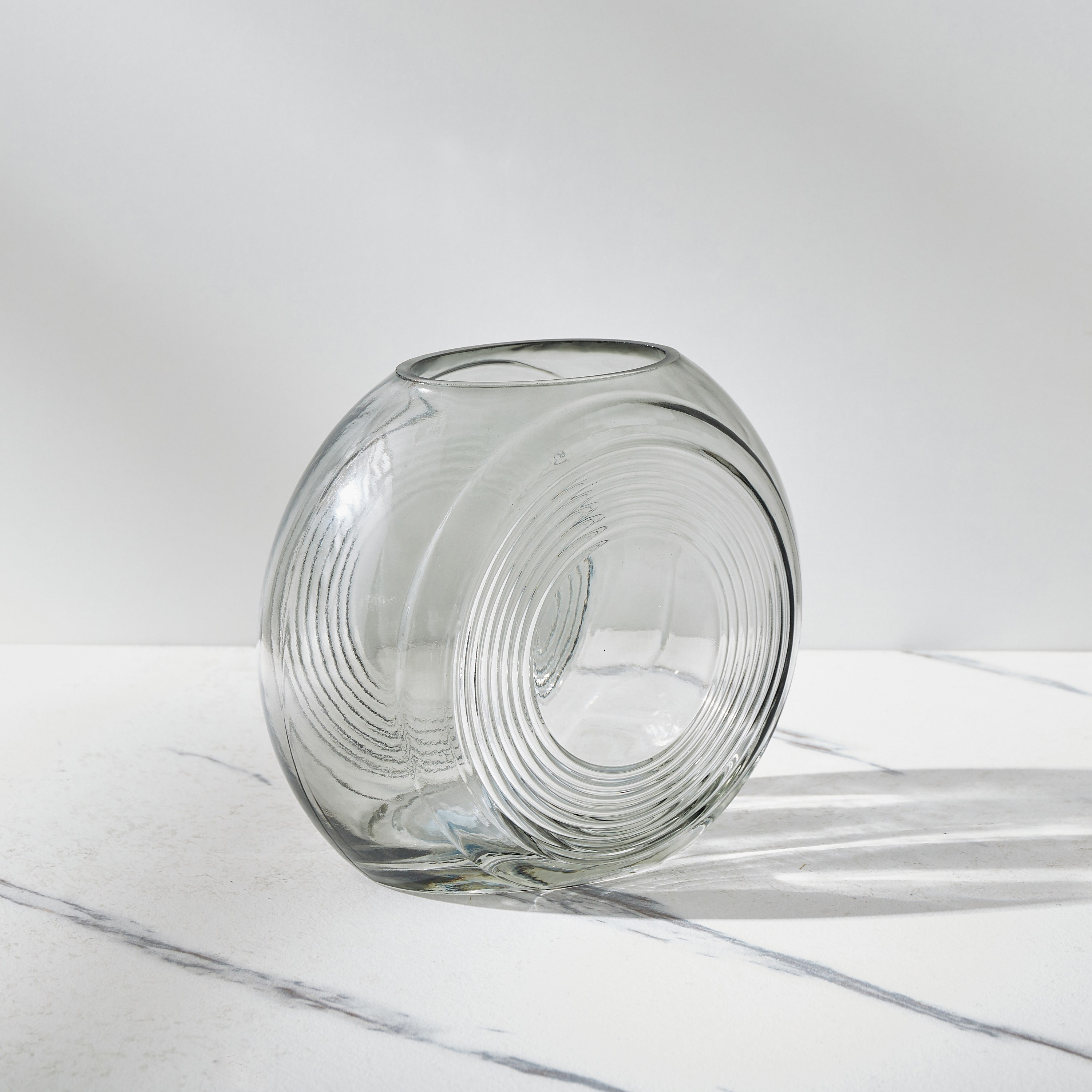 Auric Sprayed Round Glass Vase-hbxbedroom-decorandaccessories-vases-image-1