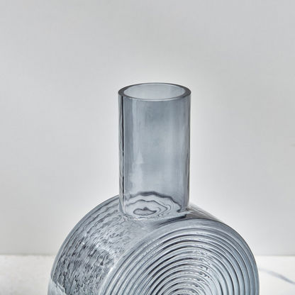Auric Ribbed Glass Vase