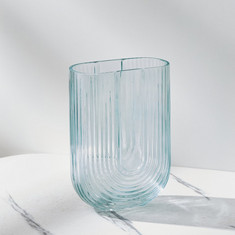 Auric Ribbed Vase