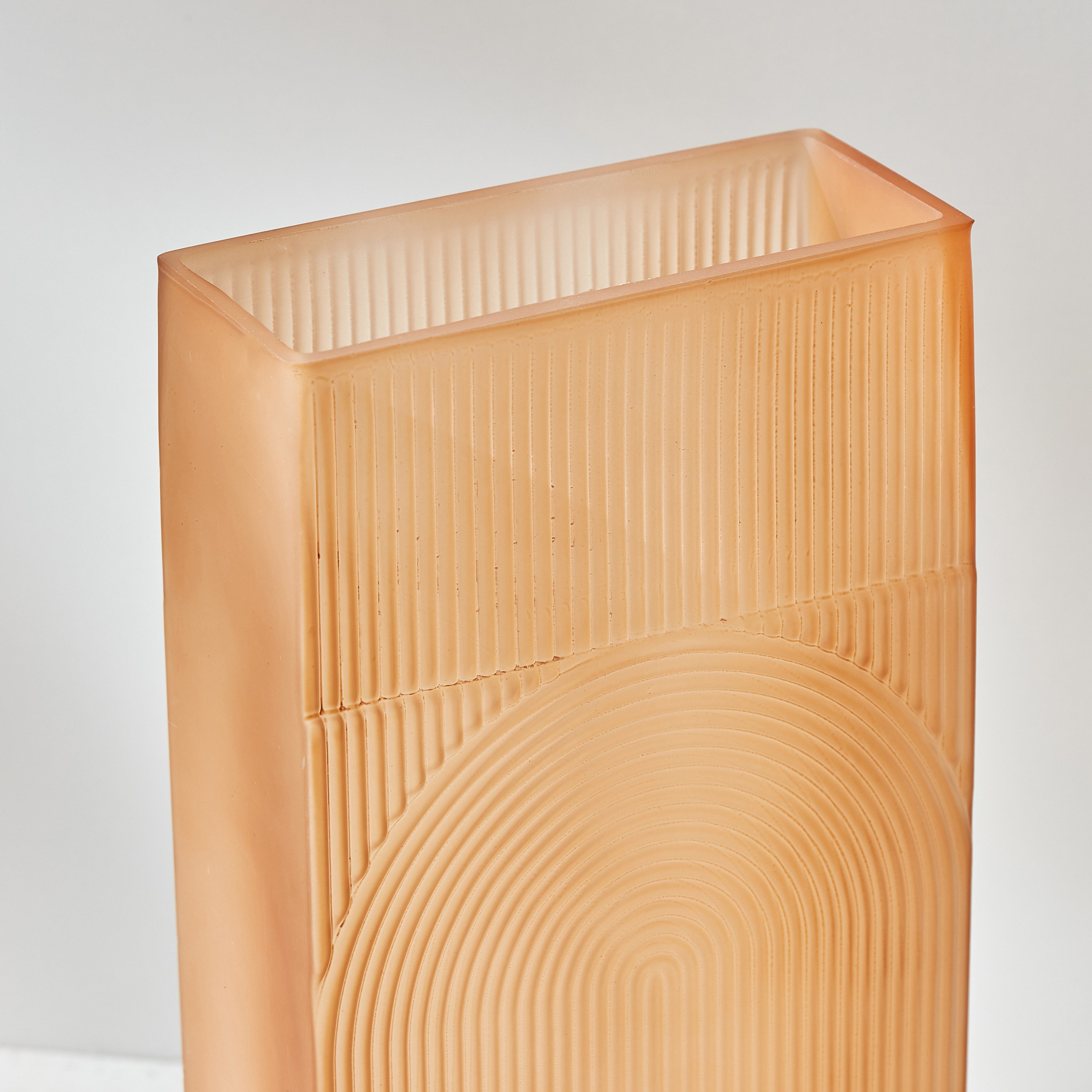 Auric Sprayed Square Ribbed Vase-hbxbedroom-decorandaccessories-vases-image-3
