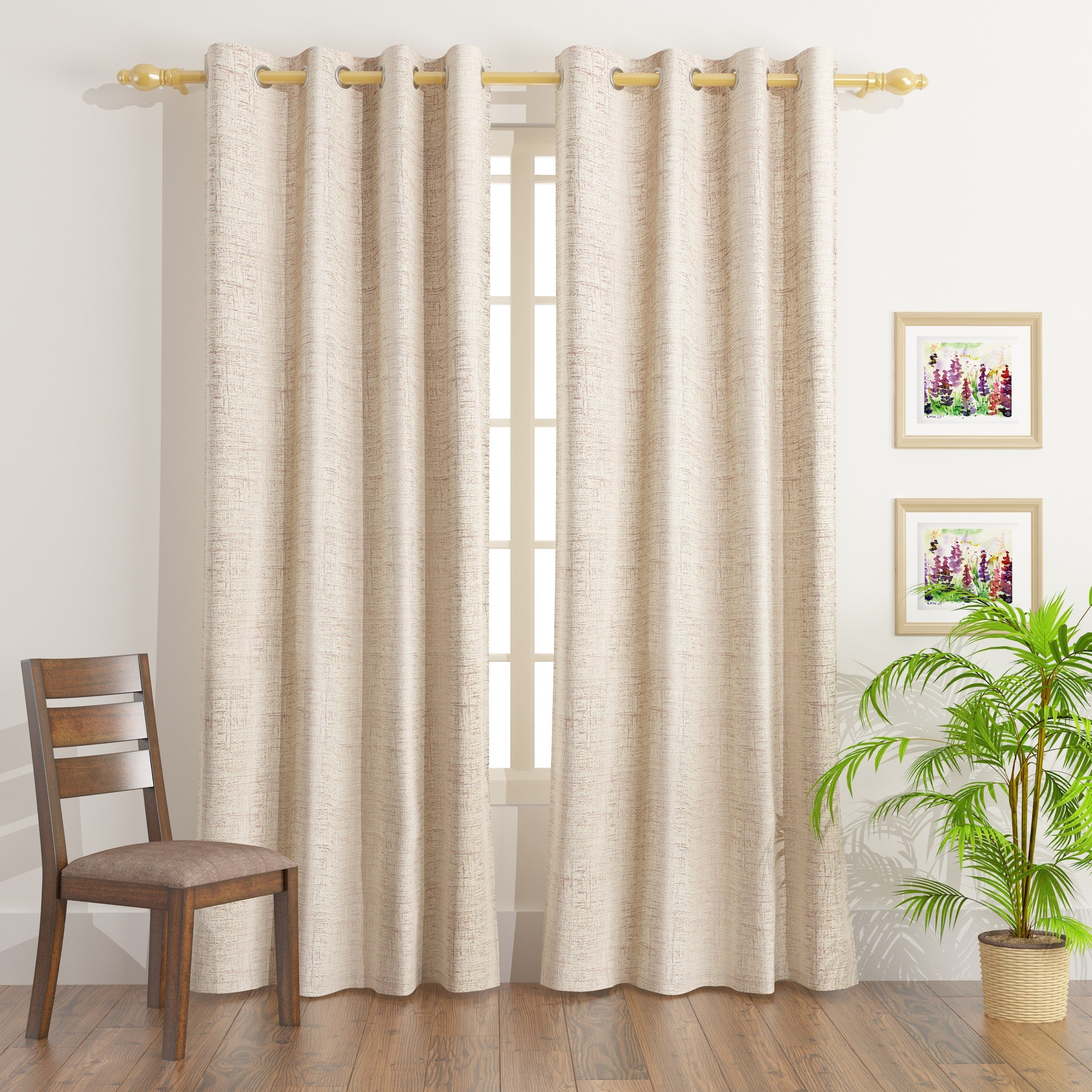 طقم ستائر تعتيم جاكار طويلة جدًا قطعتين من مارثا - 140x300 سم-hbxhomeware-hbxdecorandfurnishings-image-1