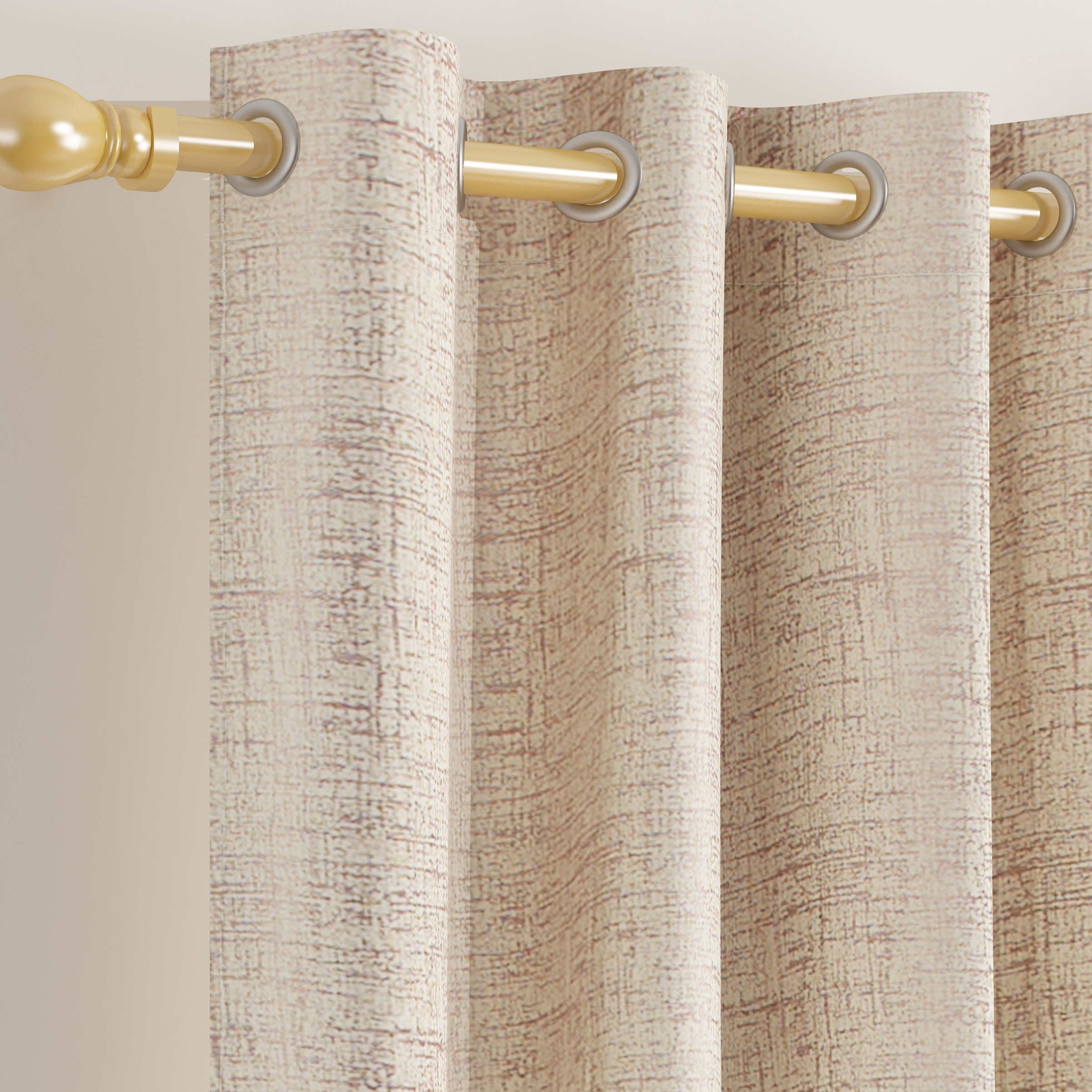 طقم ستائر تعتيم جاكار طويلة جدًا قطعتين من مارثا - 140x300 سم-hbxhomeware-hbxdecorandfurnishings-image-2