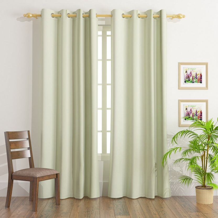 Uni 4-Piece Blackout Curtain Set - 140x240 cm-Curtains-image-0