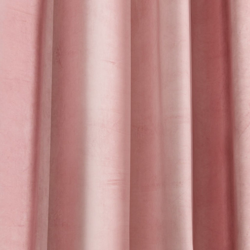 Dove 2-Piece Extra Long Dimout Velvet Curtain Set - 135x300 cm-Curtains-image-2