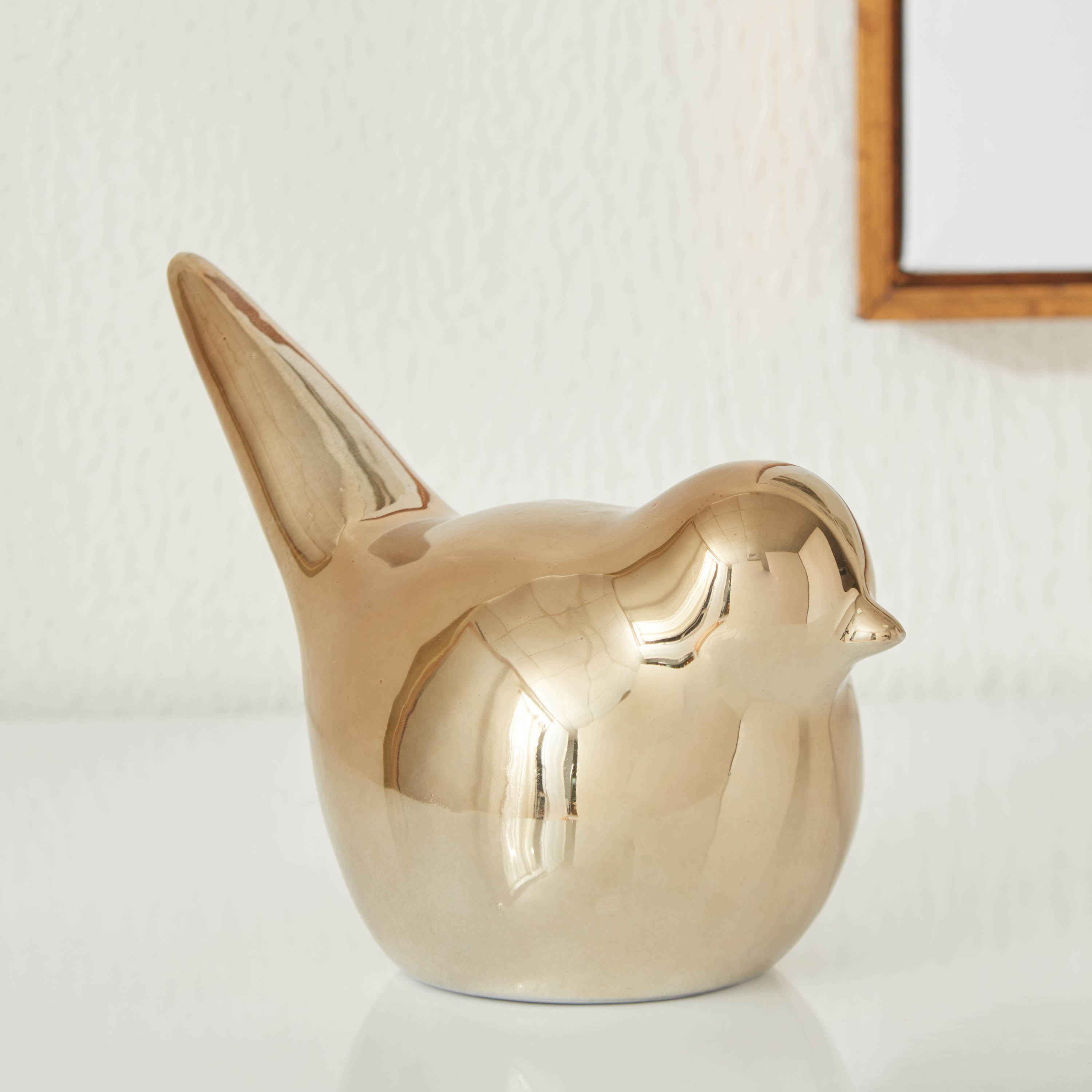 قطعة ديكور بشكل طائر سيراميك من ميوز - 15.7x8.3x11.8 سم-hbxhomeware-homedecor-figurinesandornaments-image-1