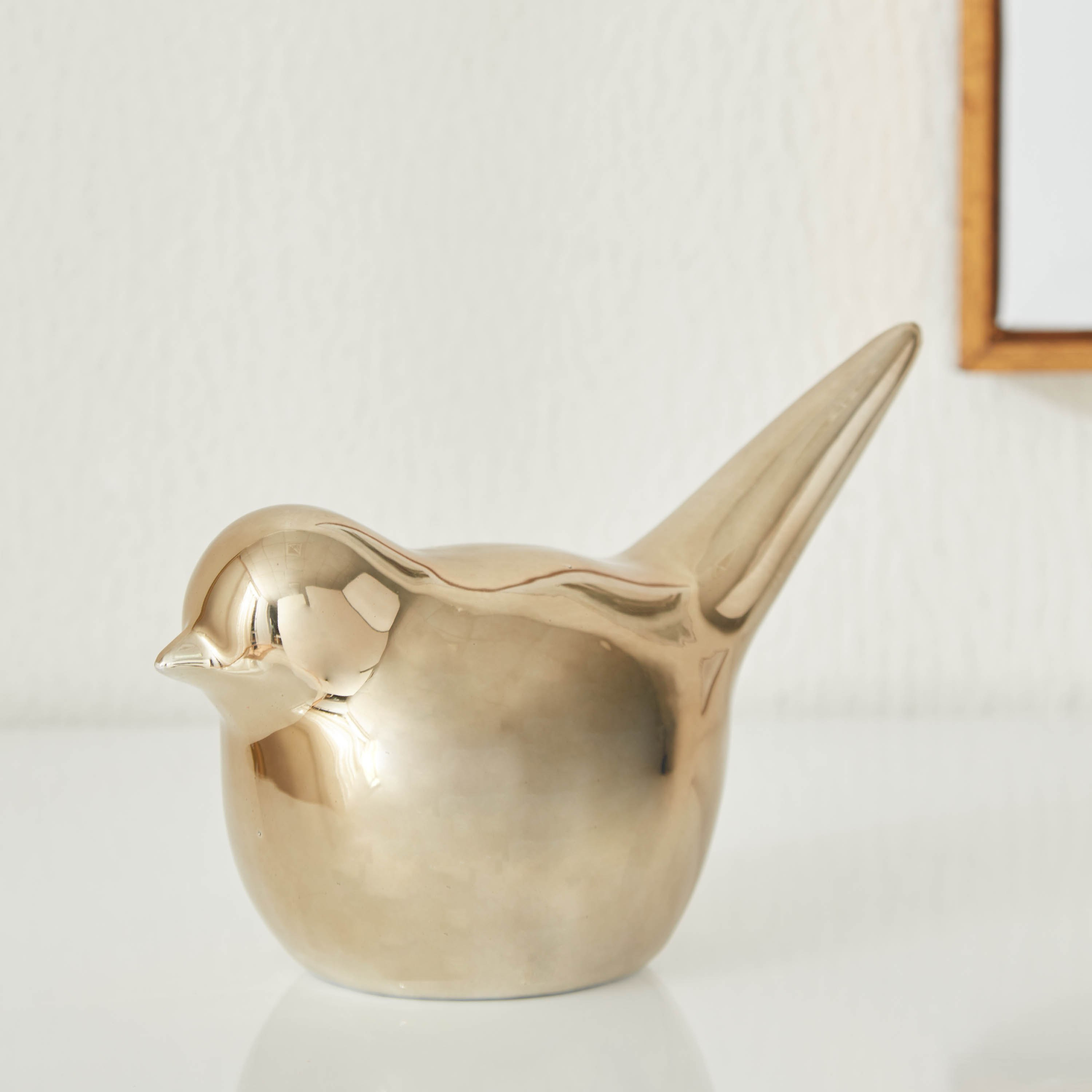 قطعة ديكور بشكل طائر سيراميك من ميوز - 15.7x8.3x11.8 سم-hbxhomeware-homedecor-figurinesandornaments-image-2