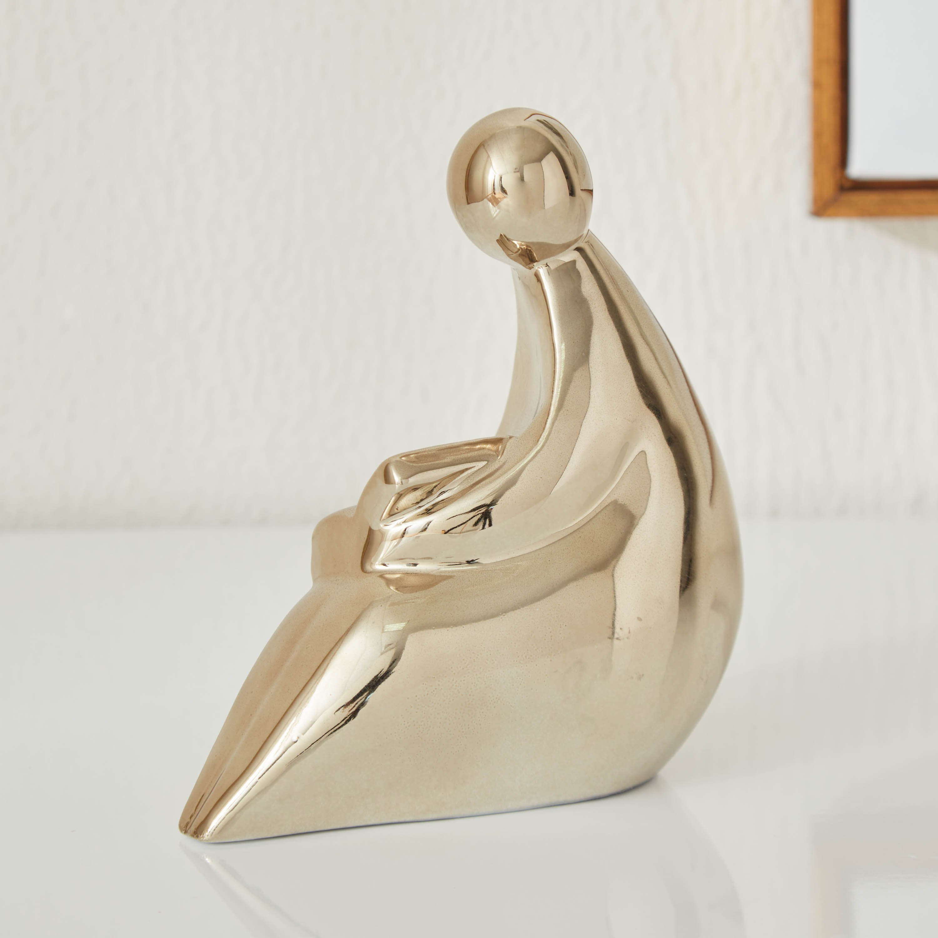 قطعة ديكور سيراميك من ميوز - 13x7x14 سم-hbxhomeware-homedecor-figurinesandornaments-image-2