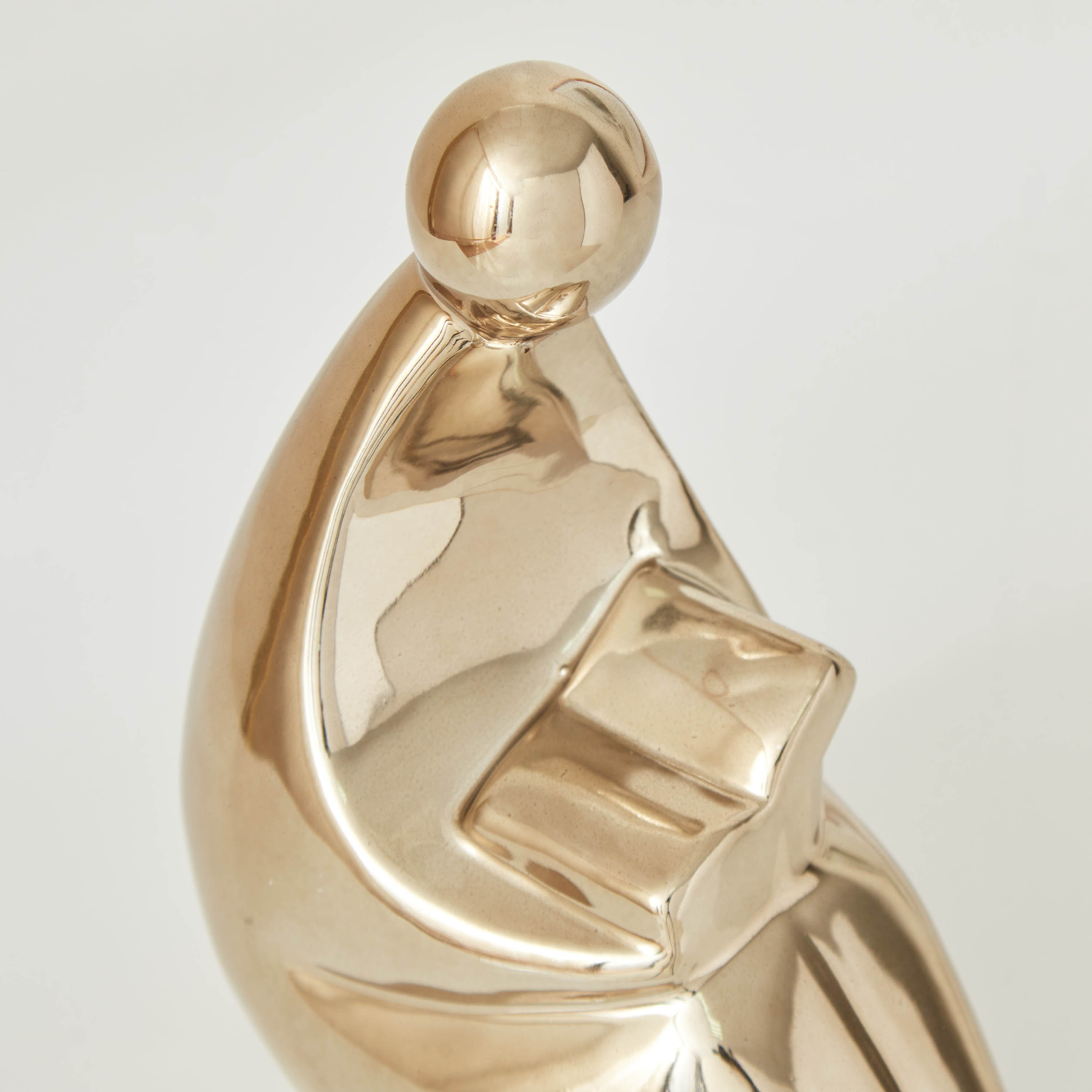 قطعة ديكور سيراميك من ميوز - 13x7x14 سم-hbxhomeware-homedecor-figurinesandornaments-image-3