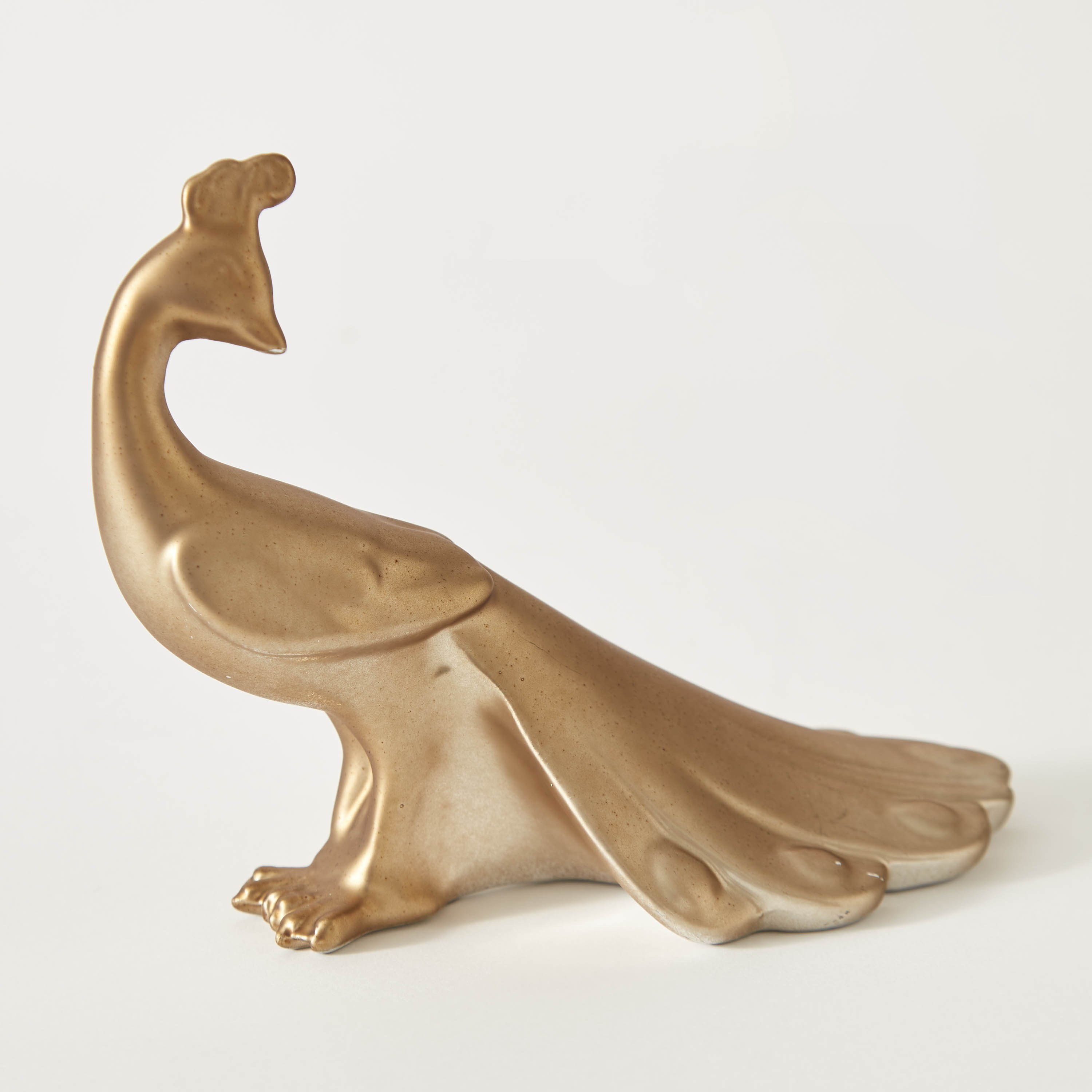 طاووس سيراميك من ميوز - 15x8x12 سم-hbxhomeware-homedecor-figurinesandornaments-image-5