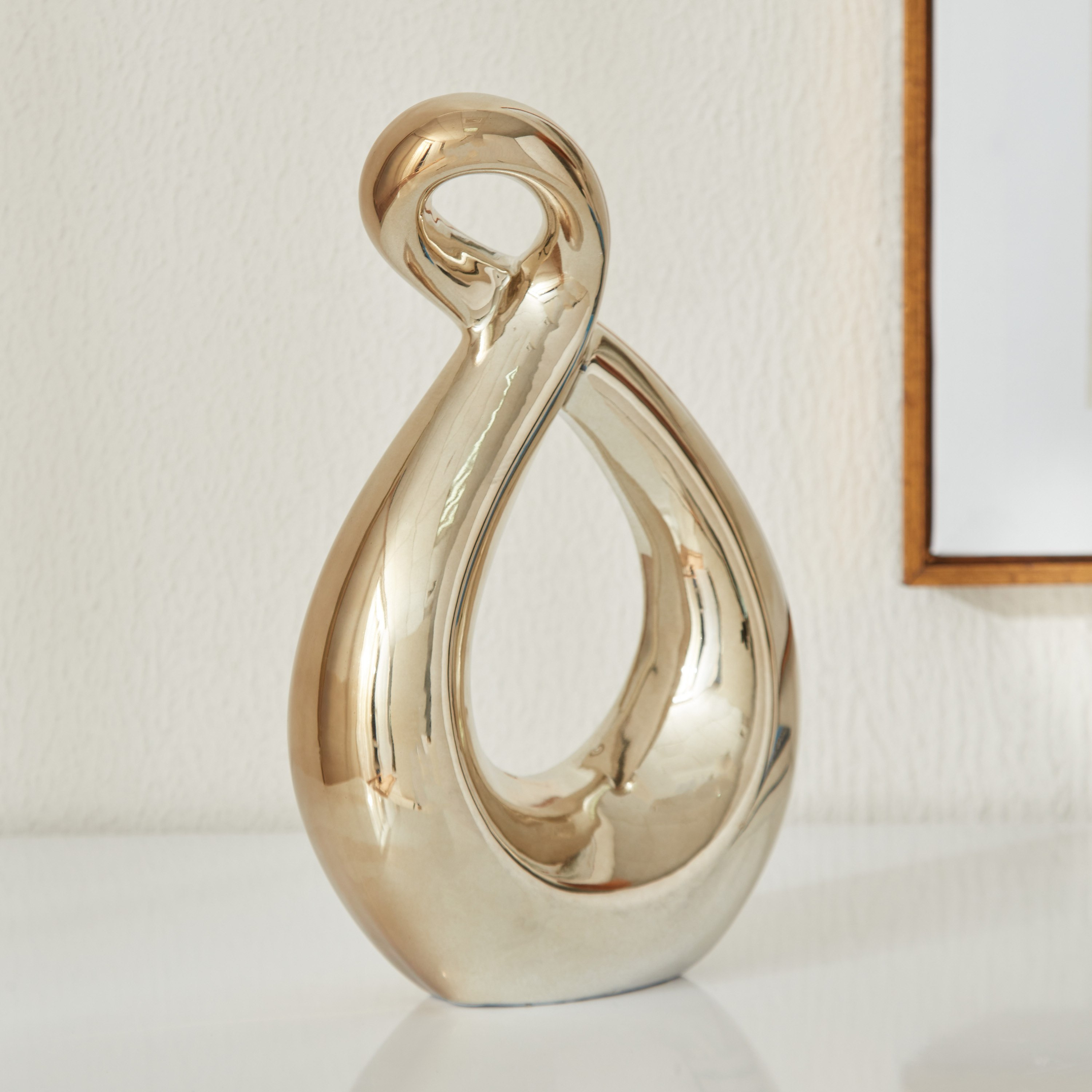 منحوتة ديكور تجريدية سيراميك - ميوز - 15.5x8x25 سم-hbxhomeware-homedecor-figurinesandornaments-image-1