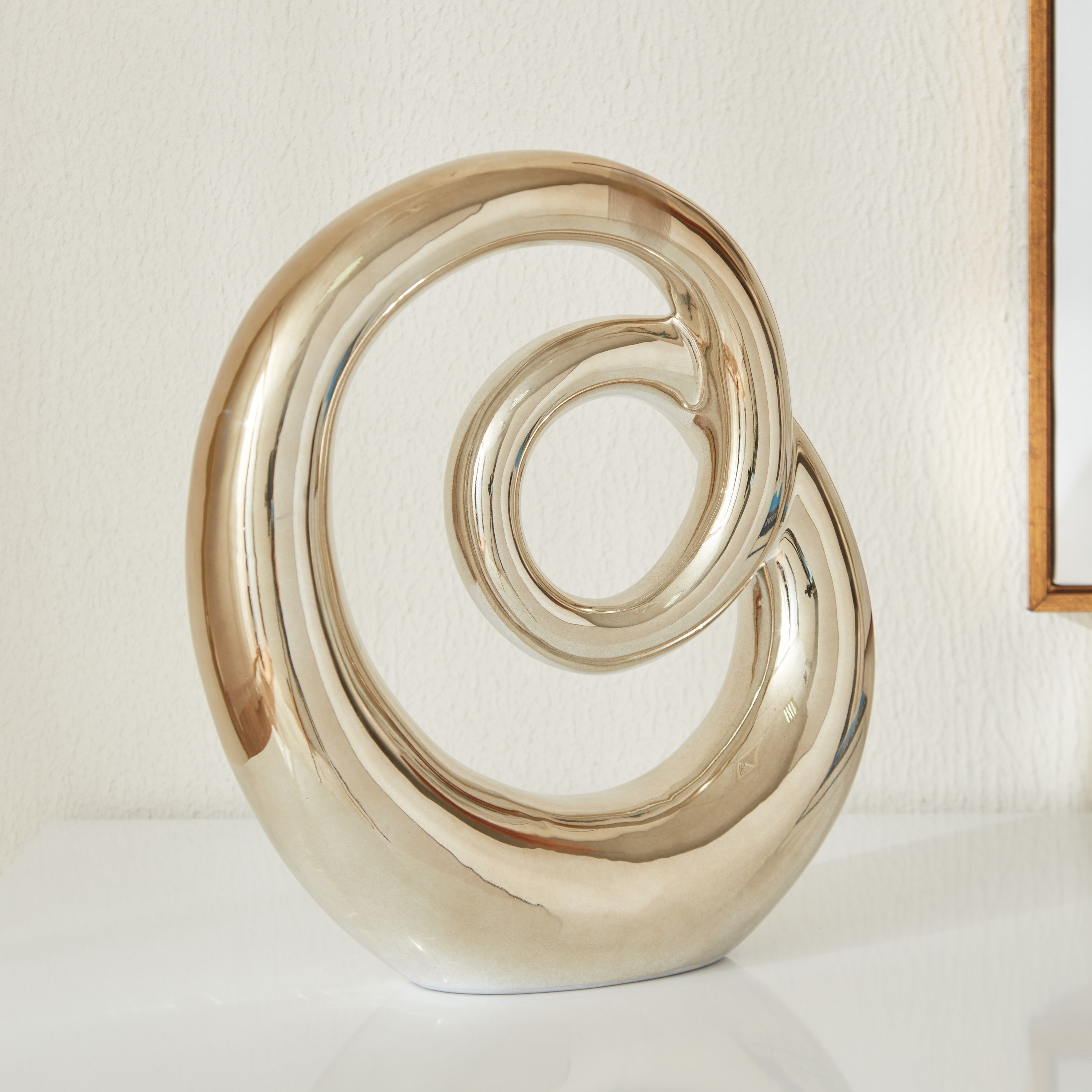 منحوتة ديكور تجريدية سيراميك - ميوز - 24x7x27 سم-hbxhomeware-homedecor-figurinesandornaments-image-1
