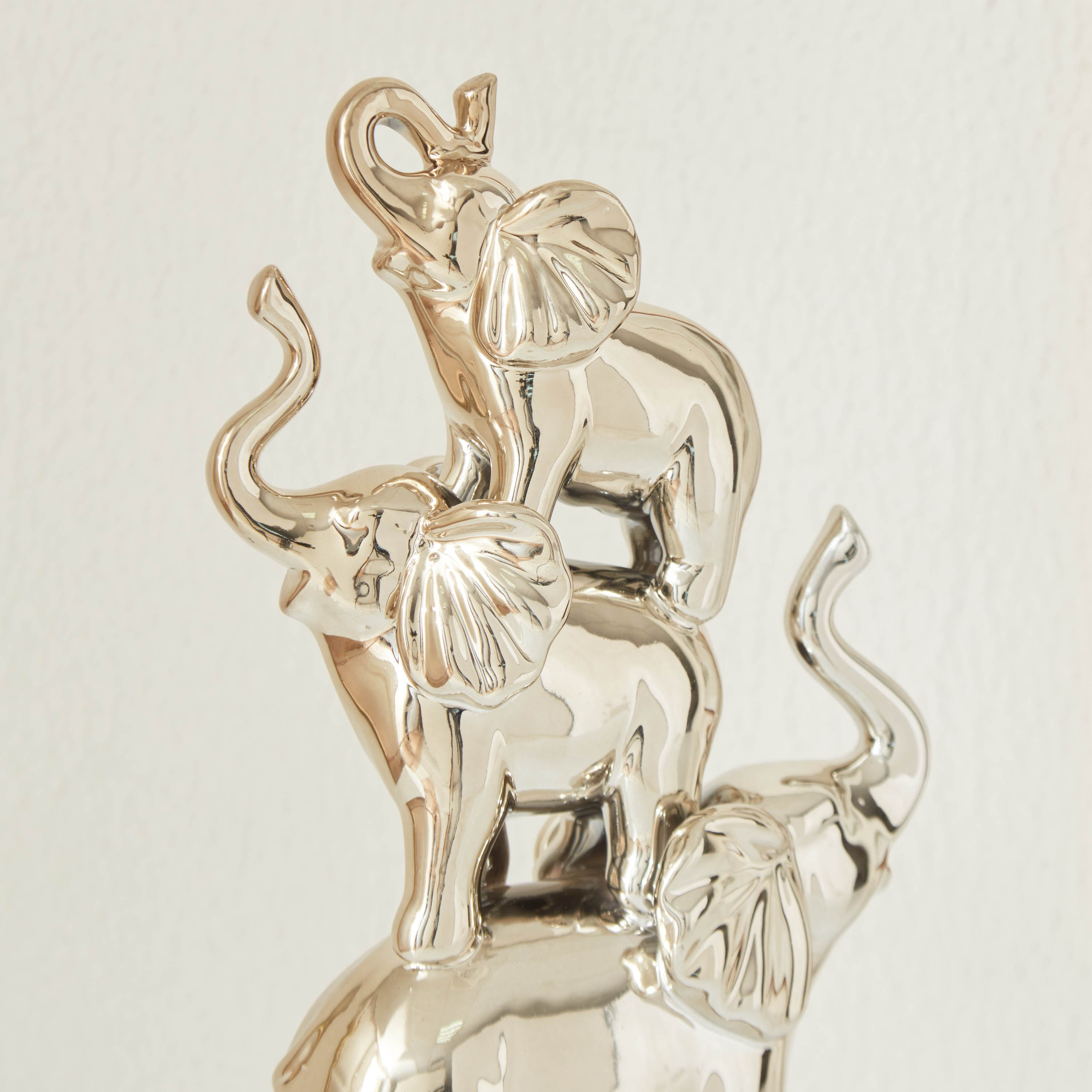 تمثال بشكل فيل من السيراميك من ميوز - 15.5x6.5x26.5 سم-hbxhomeware-homedecor-figurinesandornaments-image-3