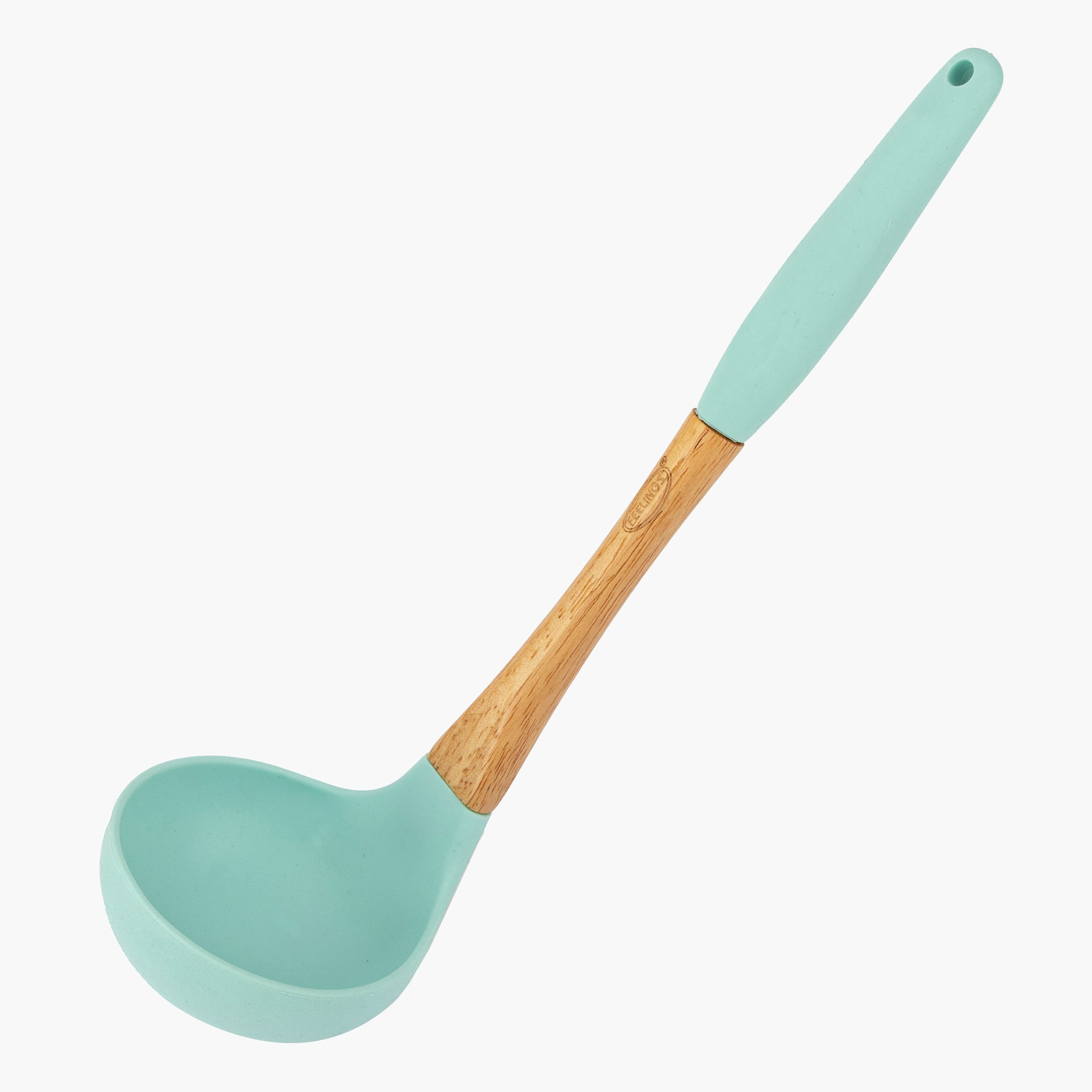 Amity Silicone Soup Ladle with Wooden Handle - 28.5x8.8x10 cm-hbxhomeware-hbxkitchen-image-1