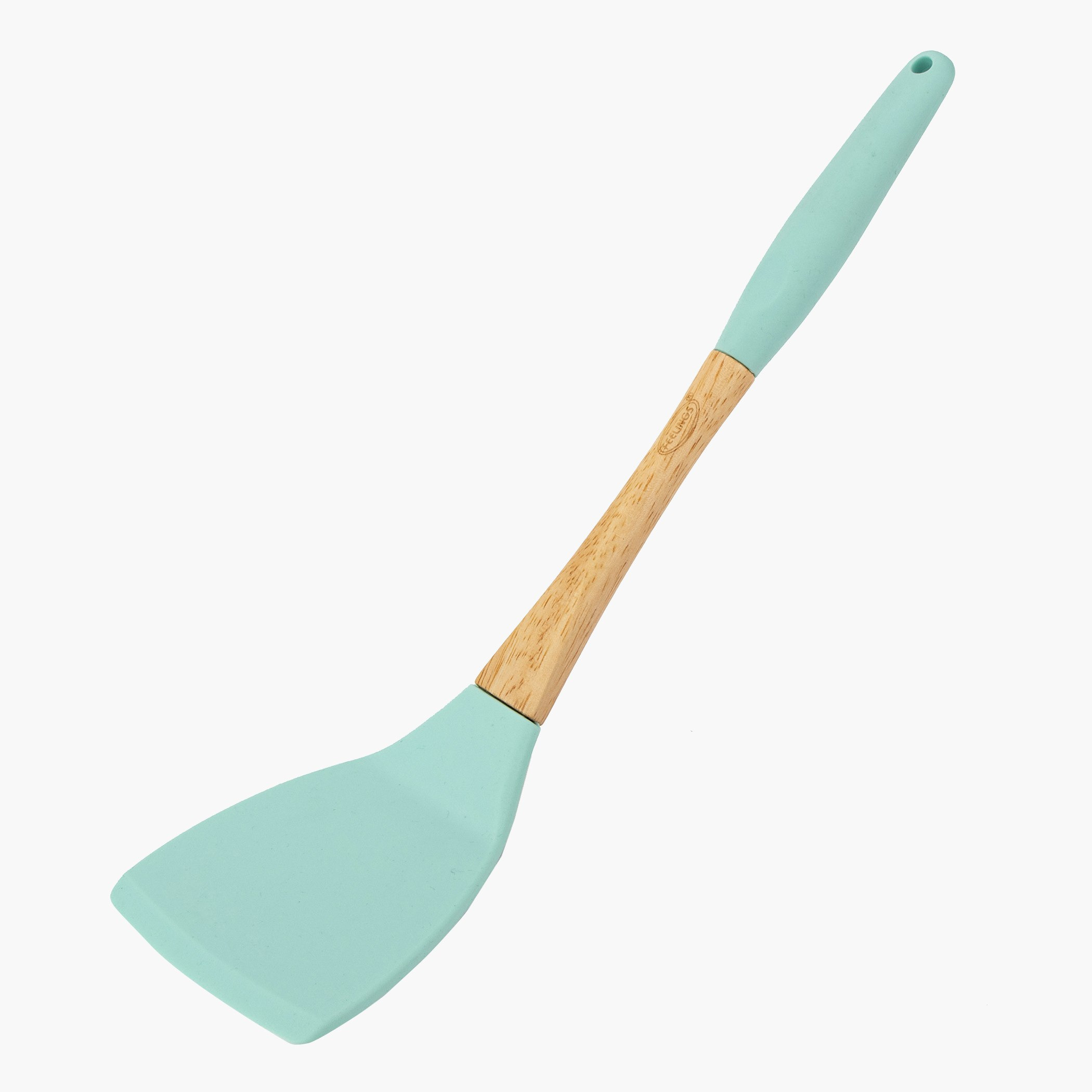 ملعقة تقليب سيليكون بمقبض خشبي من أميتي - 33x8x6.5 سم-hbxhomeware-hbxkitchen-image-3