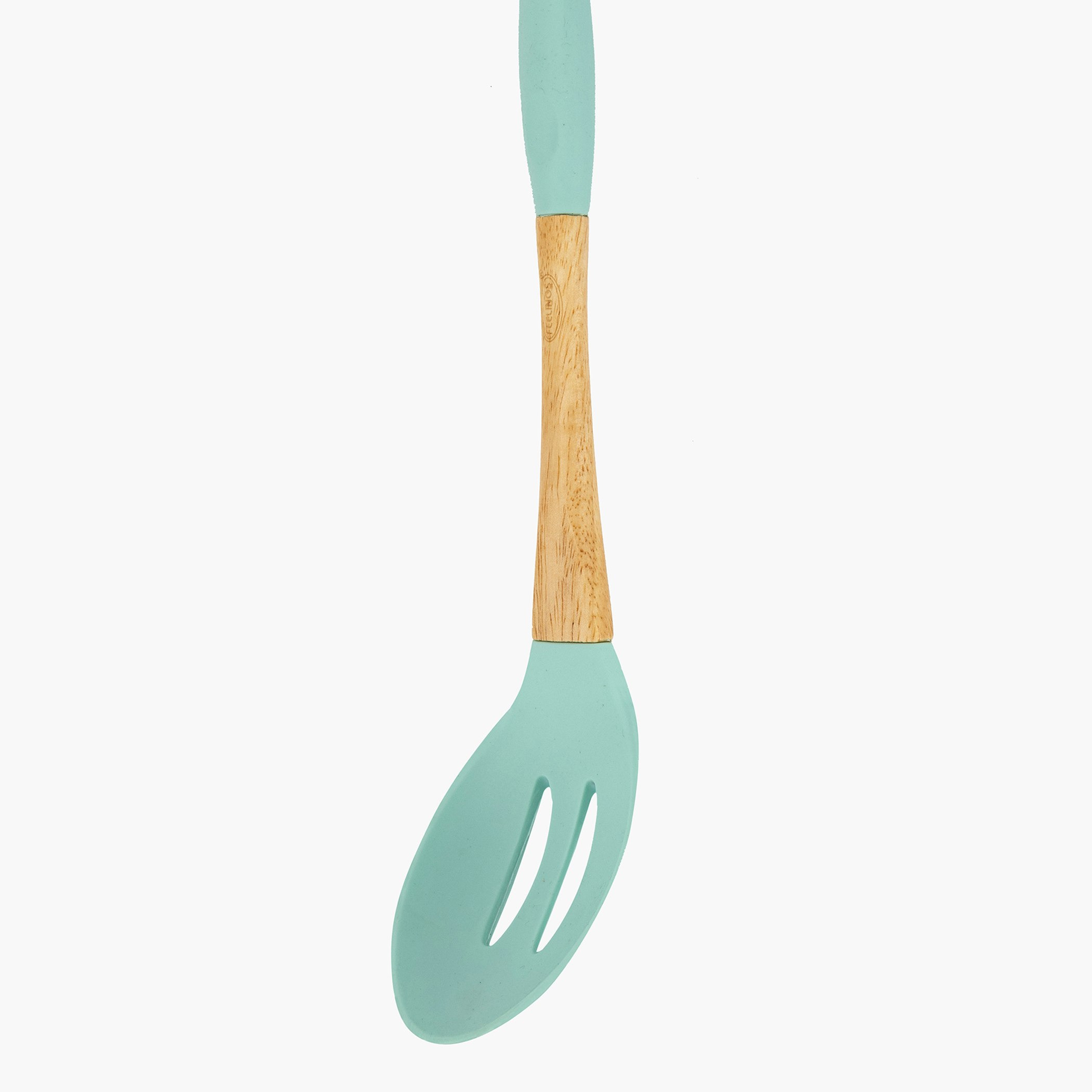 ملعقة سيليكون بفتحات ومقبض خشبي من أميتي - 32.5x6.5x6.8 سم-hbxhomeware-hbxkitchen-image-3