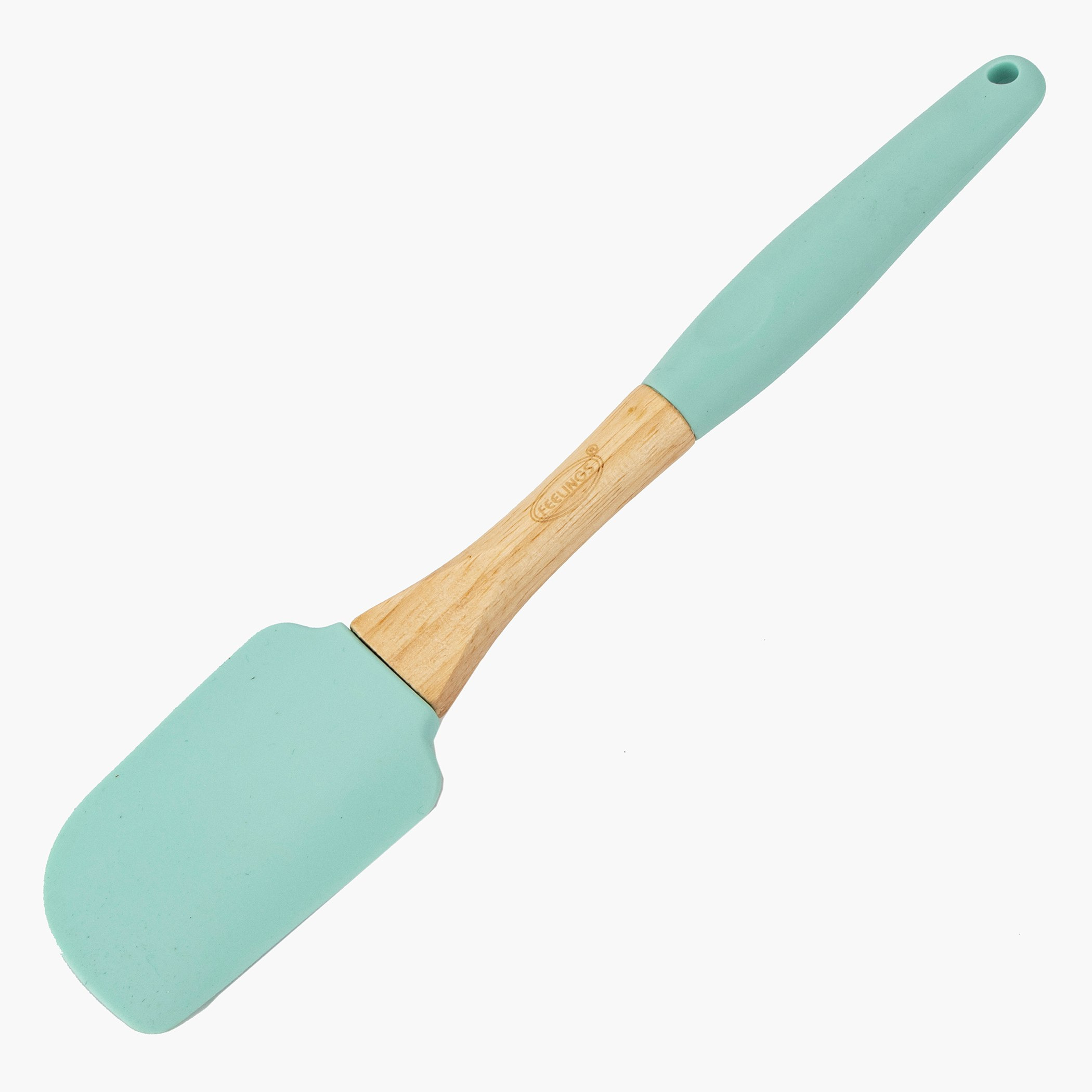ملعقة سيليكون مسطحة بمقبض خشبي من أميتي - 25x5.2x1.8 سم-hbxhomeware-hbxkitchen-image-1