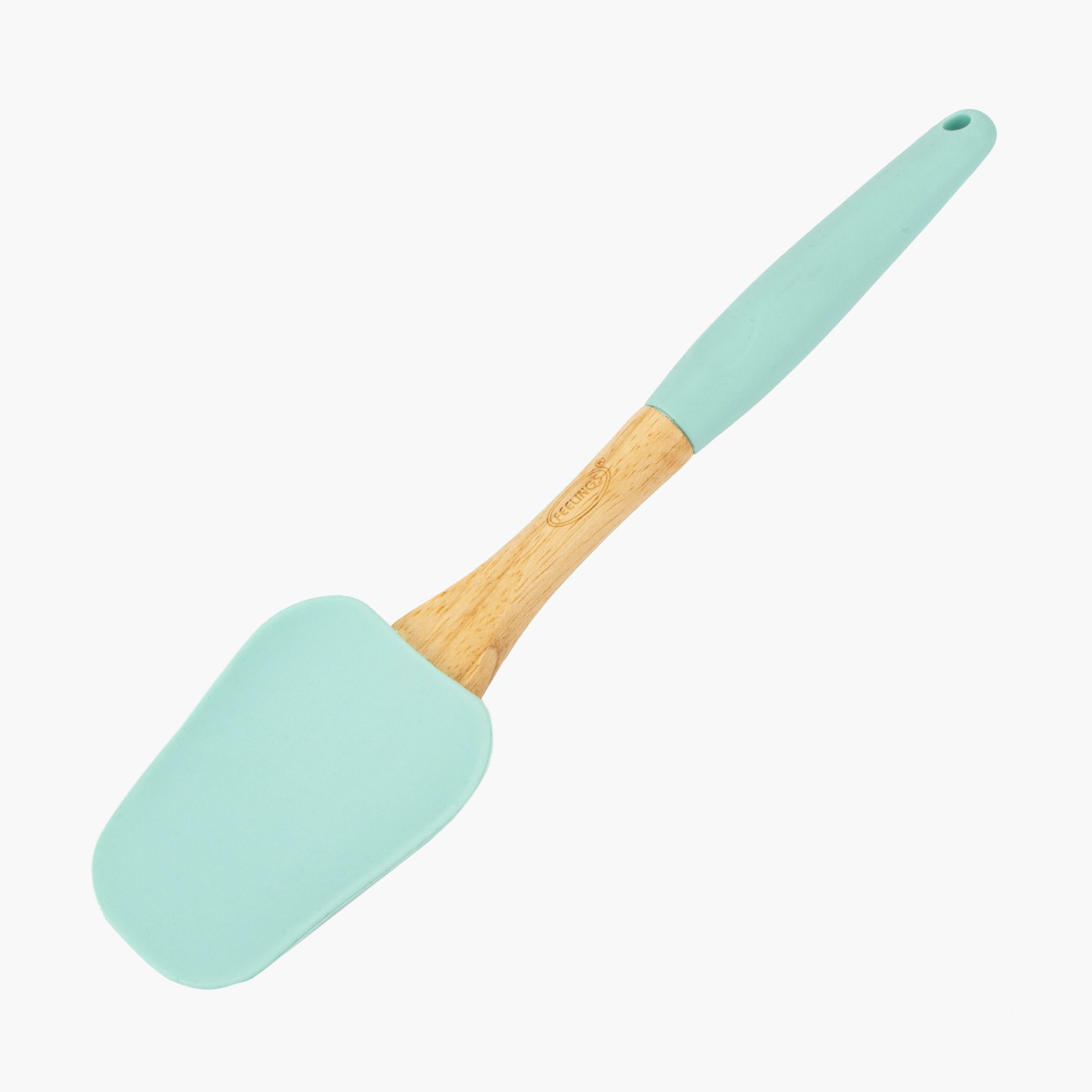 ملعقة سيليكون مسطحة بمقبض خشبي من أميتي - 27x6.2x0 سم-hbxhomeware-hbxkitchen-image-1