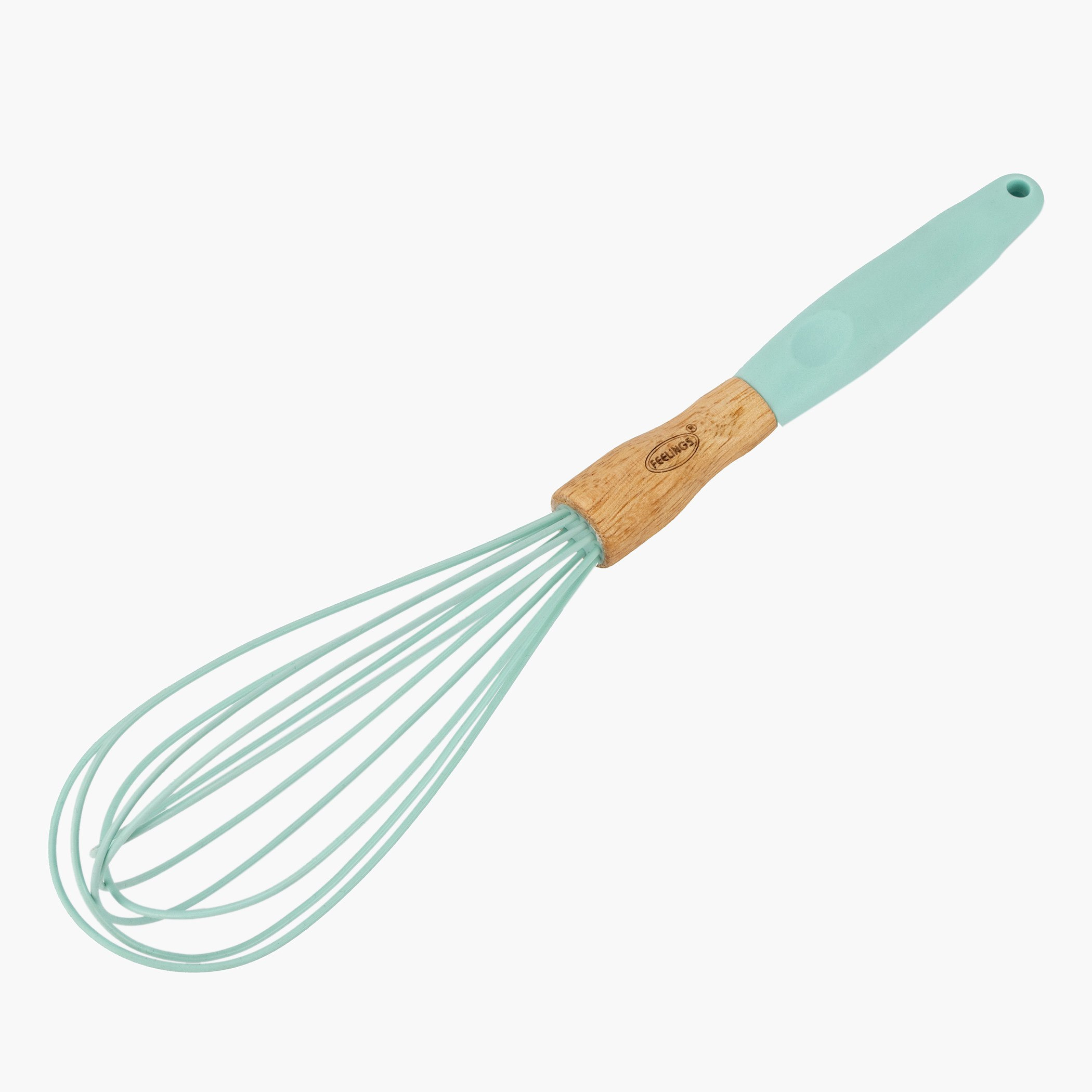 أداة خفق البيض من السيليكون بمقبض خشبي من أميتي - 30x6 سم-hbxhomeware-hbxkitchen-image-1