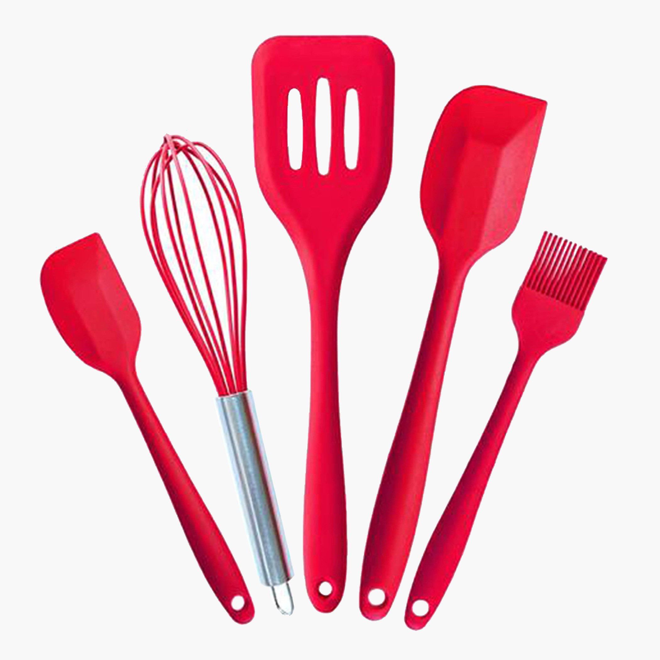Amity 5-Piece Silicone Kitchen Utensils Set-hbxhomeware-hbxkitchen-image-1