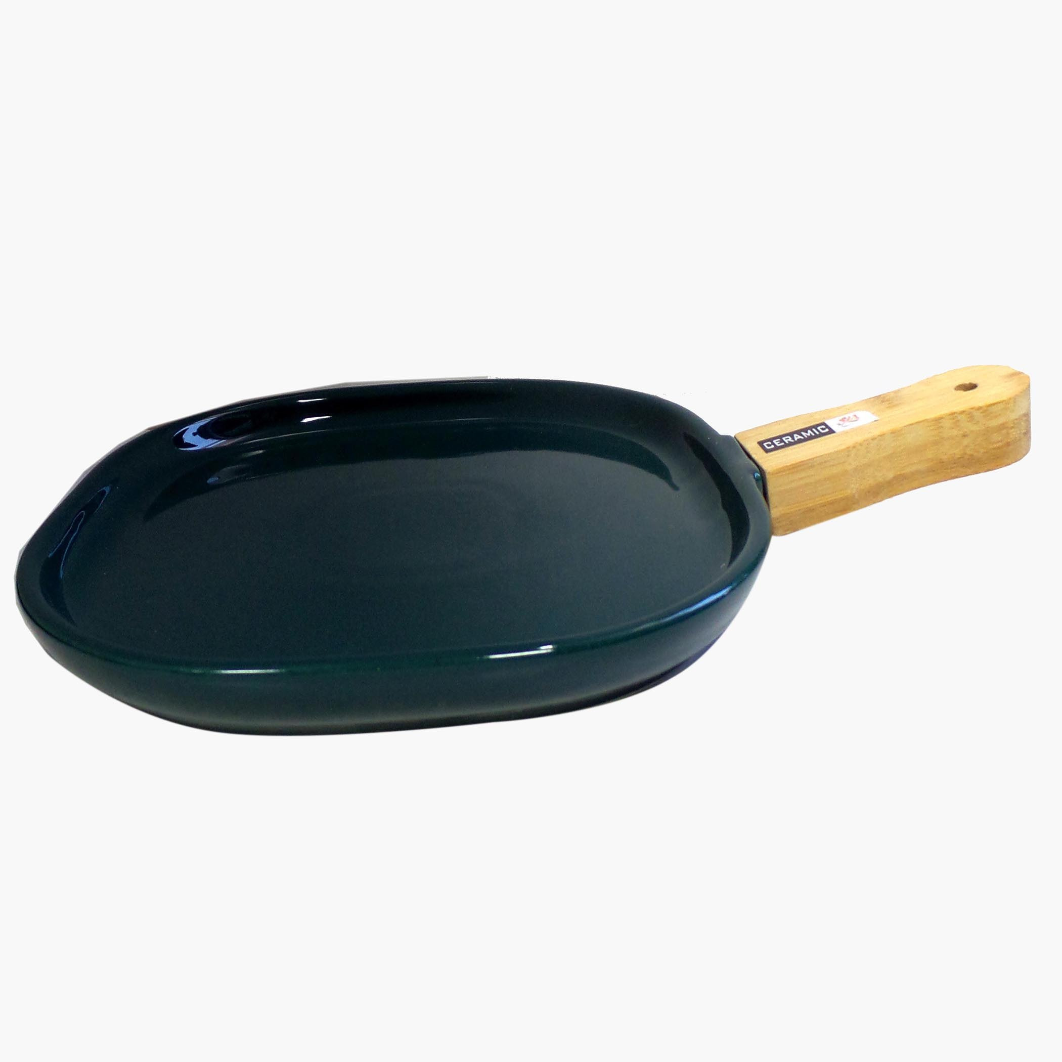 صحن سيراميك بمقبض خيزران من آميتي - 34x23.5x4.5 سم-hbxdecorandfurnishings-tabletop-serveware-image-3