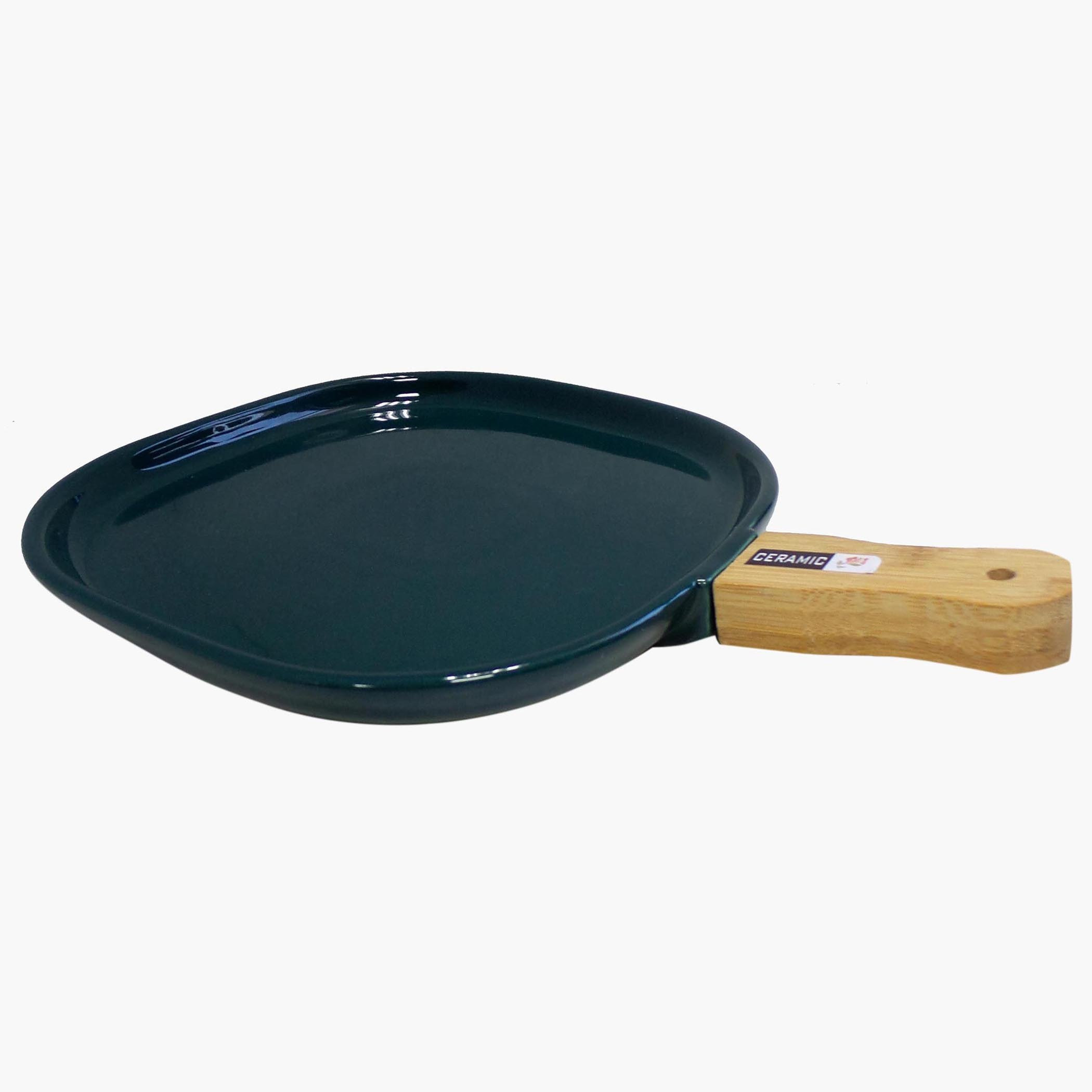 صحن سيراميك بمقبض خيزران من آميتي - 34x23.5x4.5 سم-hbxdecorandfurnishings-tabletop-serveware-image-4