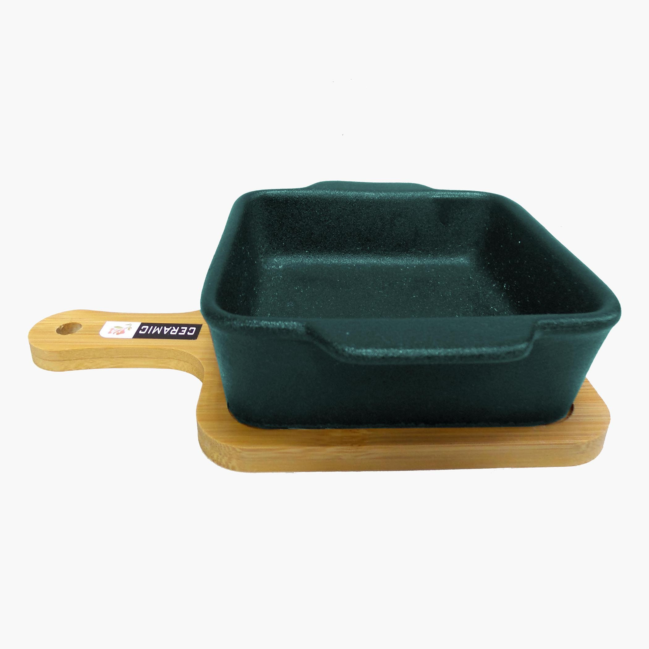 صحن خبز سيراميك مع صينية خيزران من أميتي - 23x14x5.5 سم-hbxdecorandfurnishings-tabletop-serveware-image-2