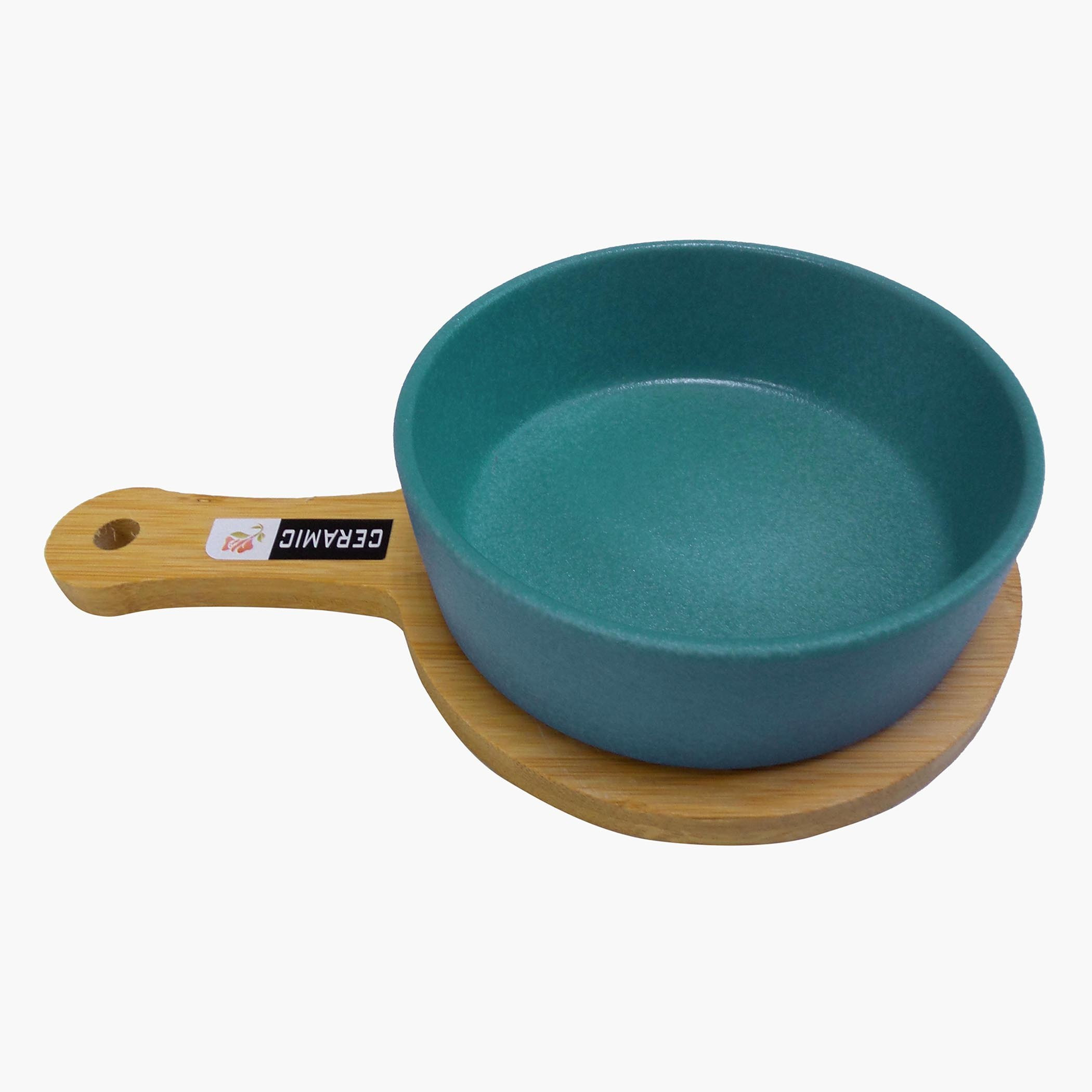 وعاء سيراميك مع صينية من أميتي - 22x14x5.5 سم-hbxdecorandfurnishings-tabletop-serveware-image-3