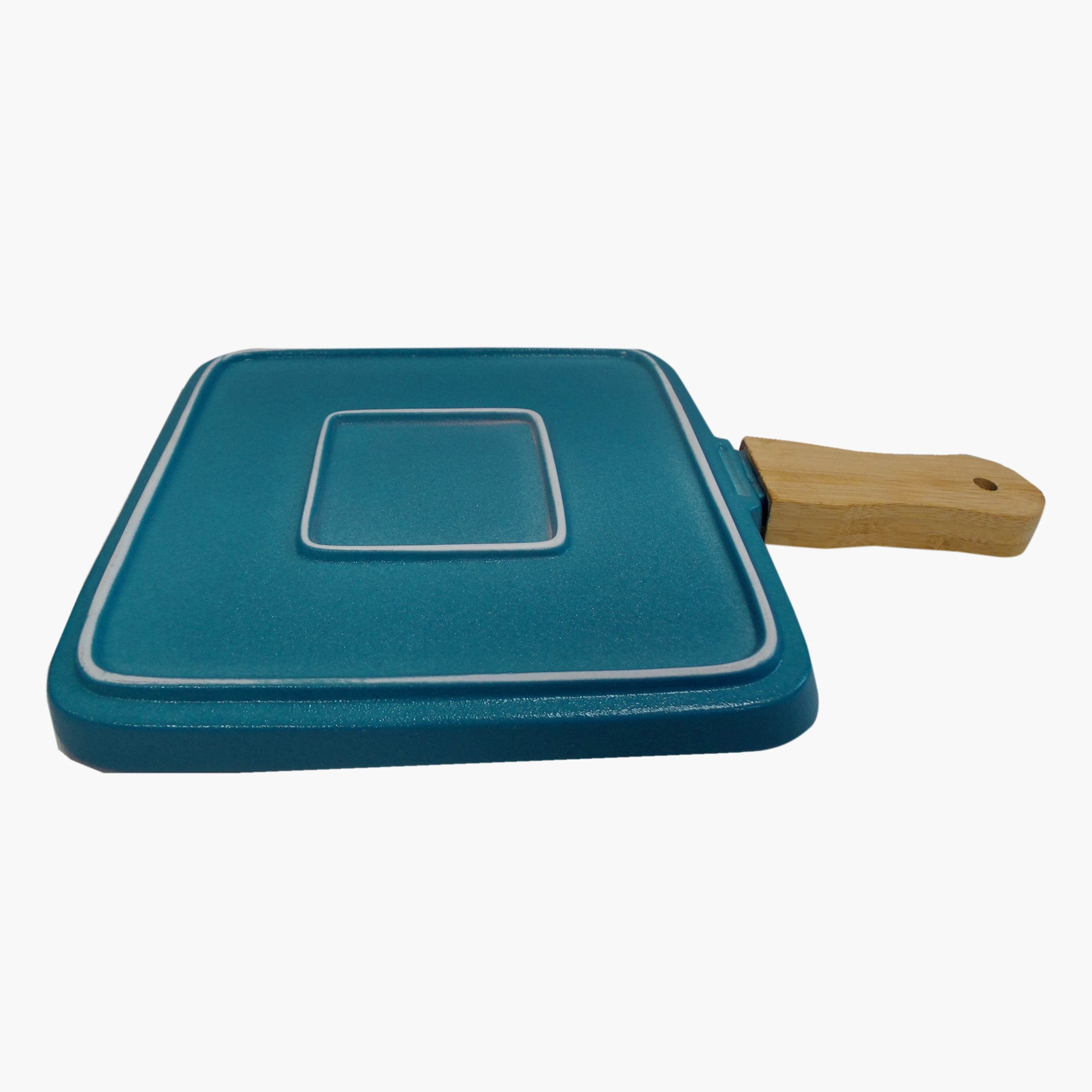 صحن سيراميك بمقبض خيزران من آميتي - 36x25.5x3 سم-hbxdecorandfurnishings-tabletop-serveware-image-2