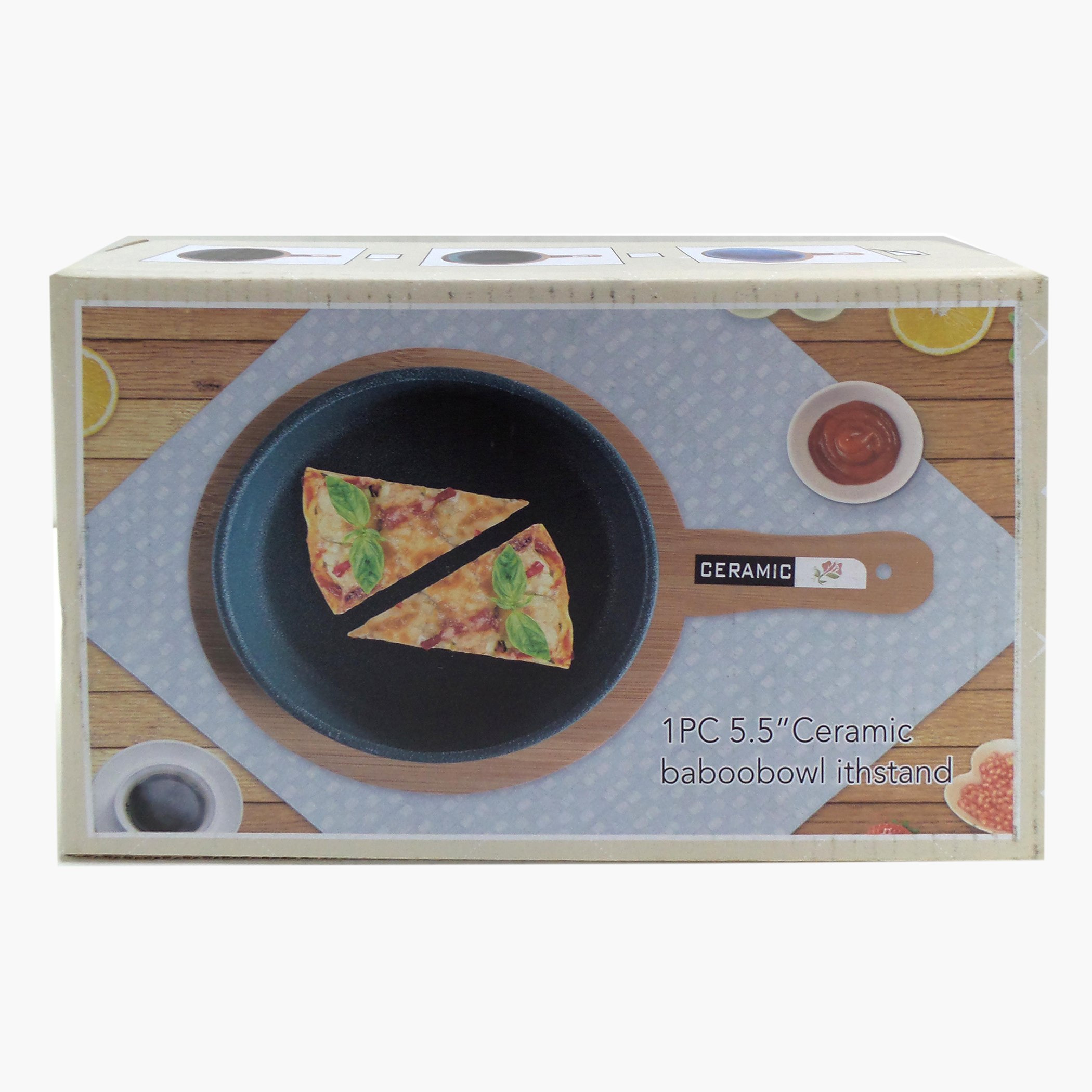 وعاء سيراميك مع صينية خيزران قطعتين من آميتي - 30x10x6 سم-hbxdecorandfurnishings-tabletop-serveware-image-5